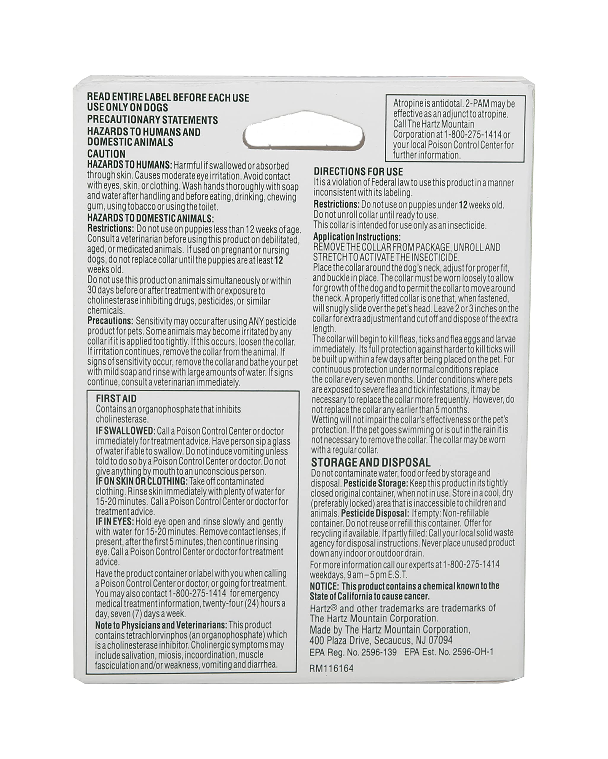 Hartz Ultraguard Plus Flea & Tick Collar For Dogs And Puppies, 7 Month Flea And Tick Prevention And Protection Per Collar, Refle