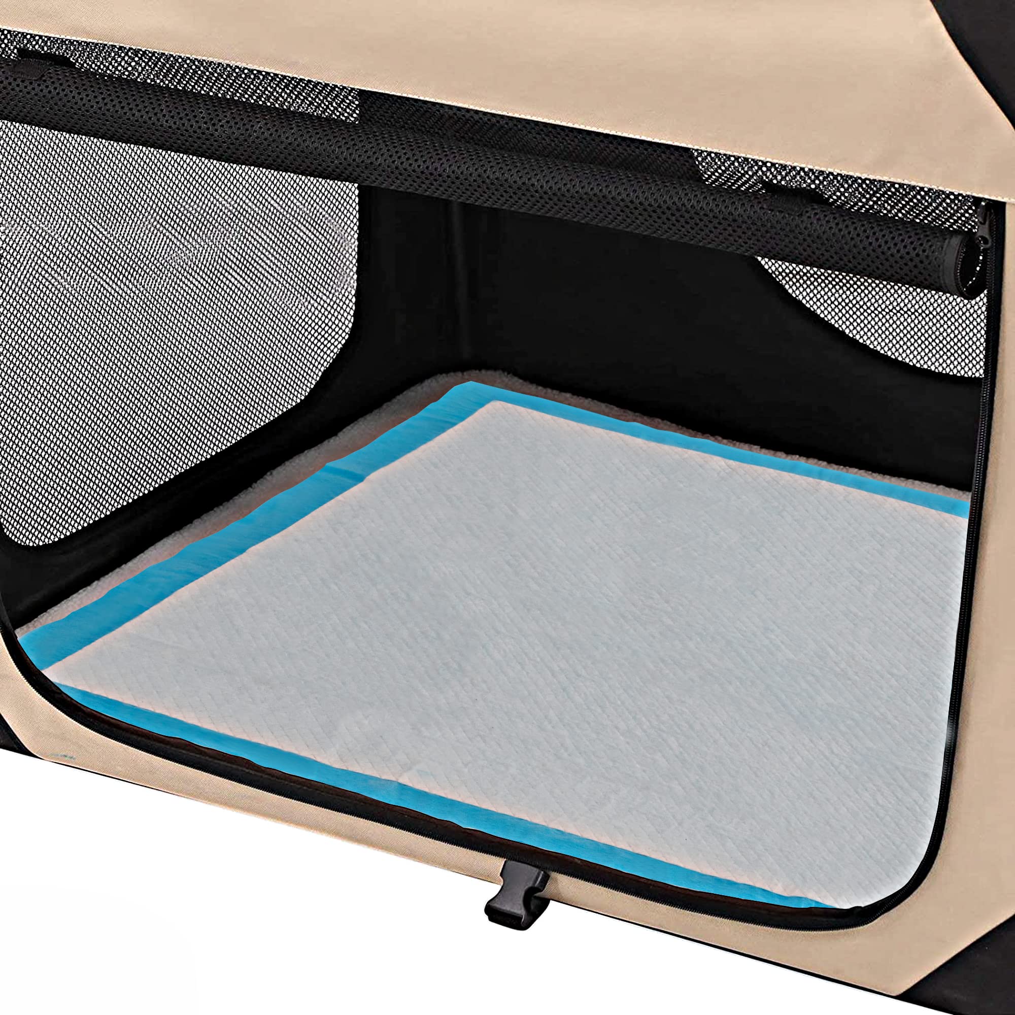 BESTLE Super Absorbent Puppy Pads 22x22 - Leak-Proof, 100-Count Pee Pads for Dogs