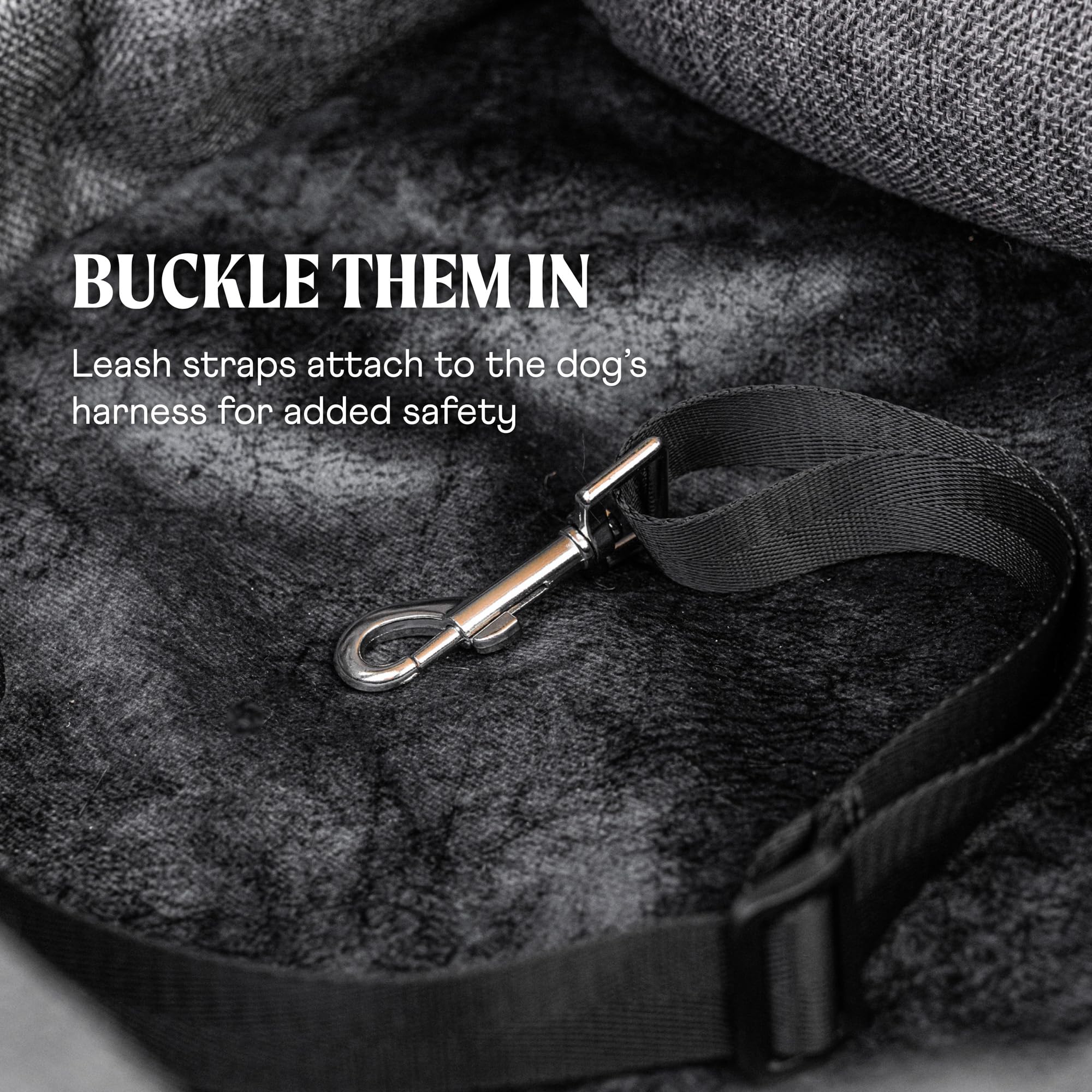 Paw Brands Dog Car Full Backseat Bed - Memory Foam Pet Travel Bed For Back Seat