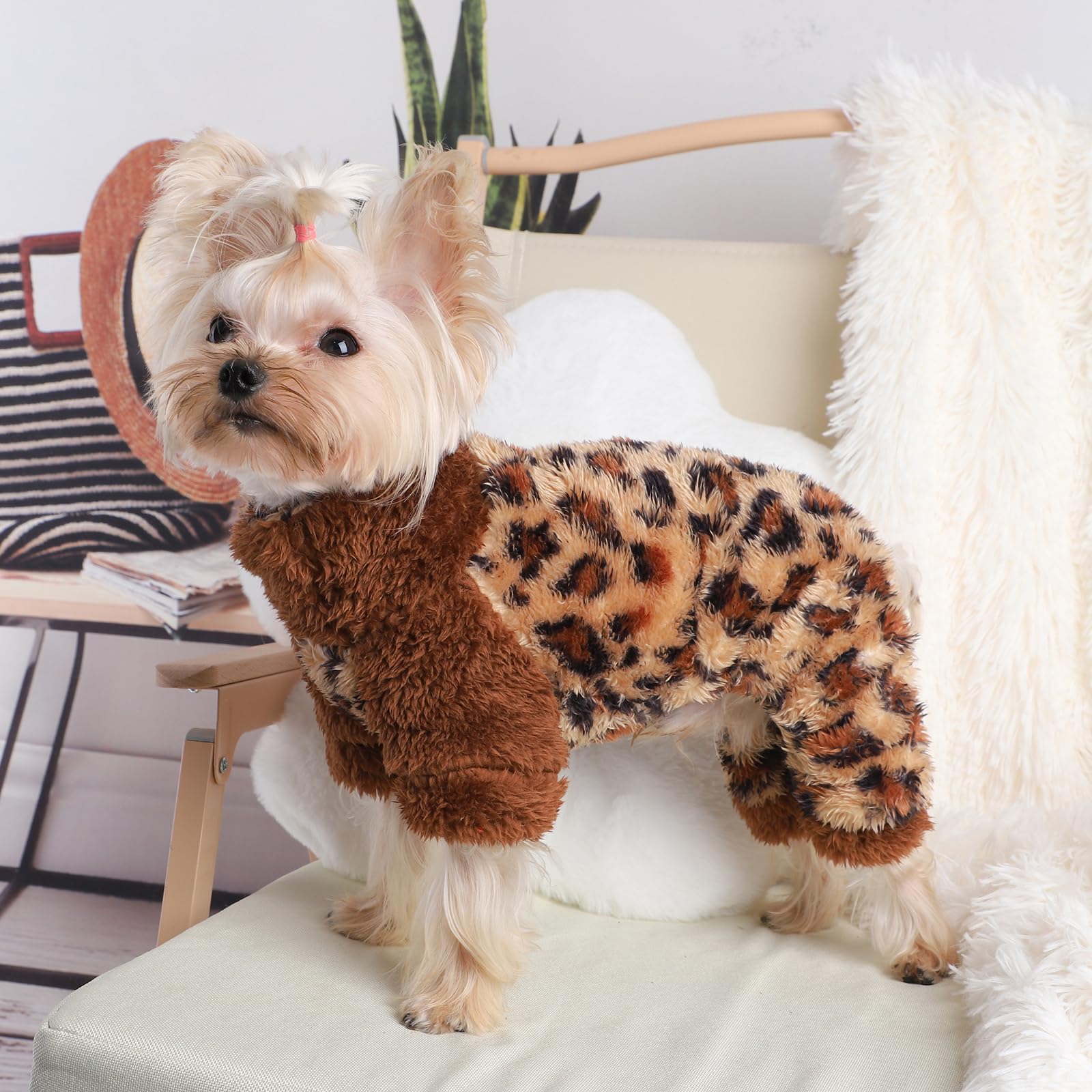 Dog Clothes Spring Dog Pajamas for Small Dogs Girl Boy XXS Pet Clothes for Chihuahua Yorkie Teacup Dog Sweaters Onesie Pet Jumps