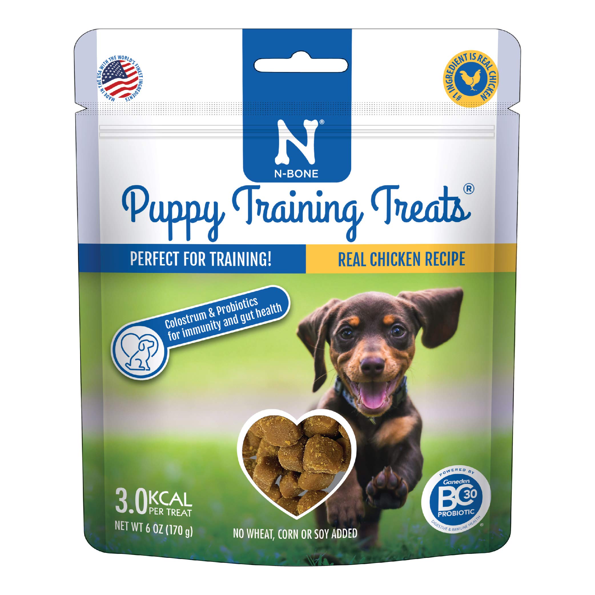 N-Bone Puppy Training Treats Real Chicken Recipe