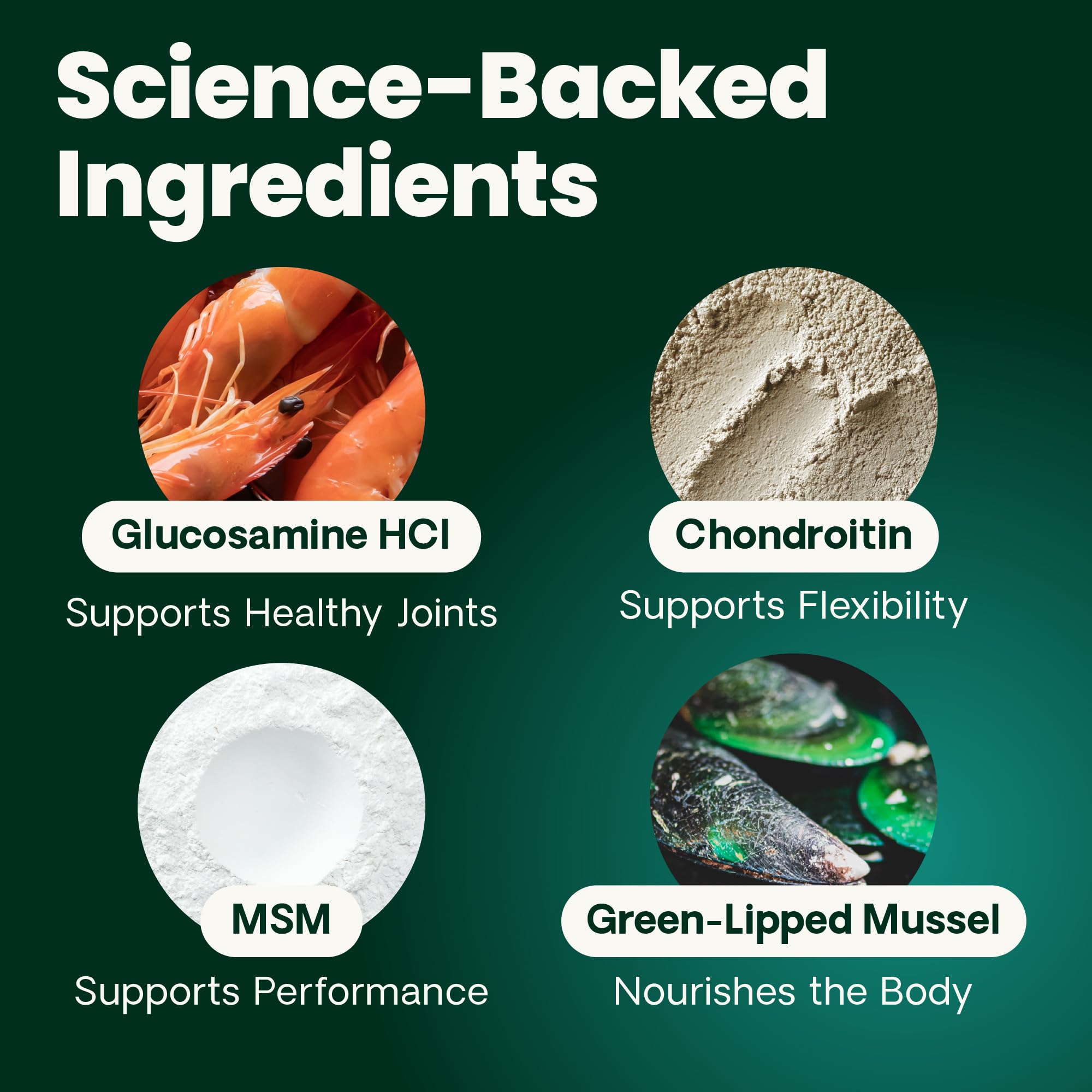 VetriScience Ultimate Strength Healthy Hip & Joint Chews, GlycoFlex Glucosamine, Chondroitin and Green-Lipped Mussel Joint Suppl