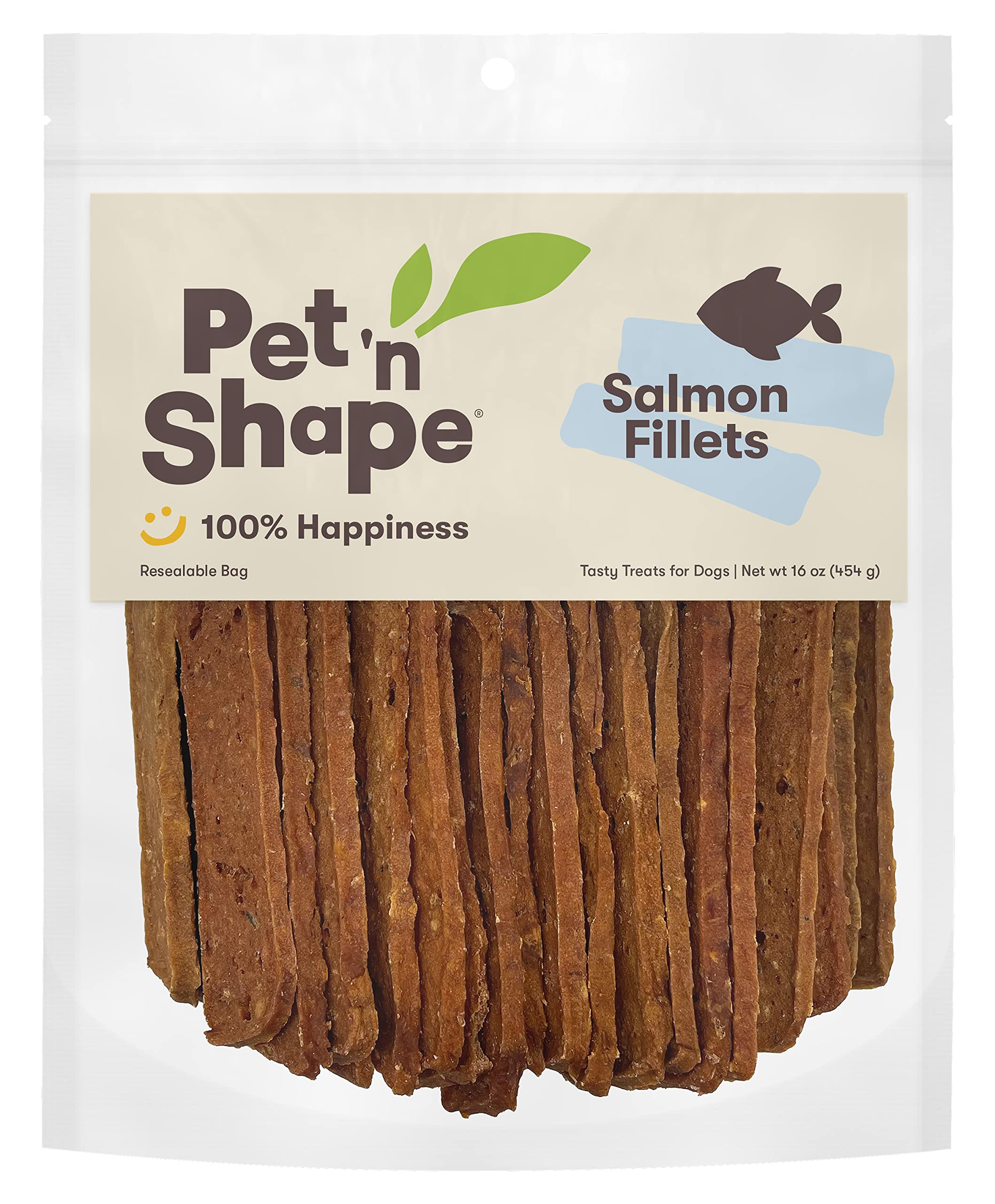 Pet n Shape Salmon Fillets, 16 oz - Healthy, Protein Rich Treats for Dogs