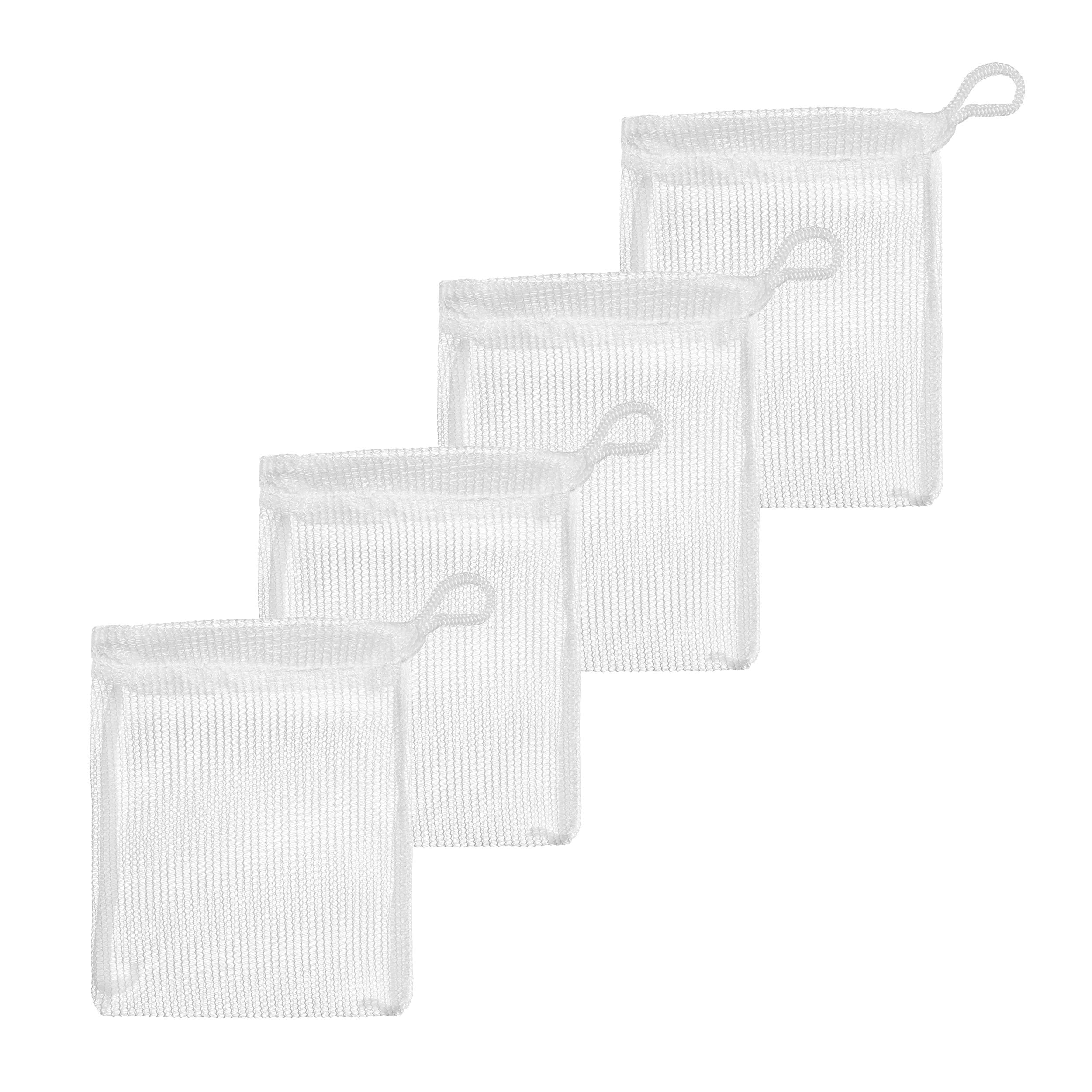 Aquatic Experts High Flow Mesh Filter Media Bags - Aquatic Bags For Filter Media (High Flow, 3' X 4' - 4 Pack)