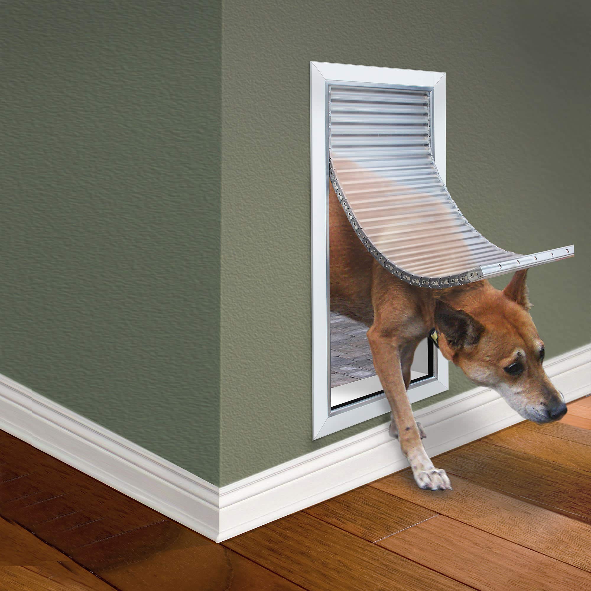 Armor Flex Air Tight Pet Door For Door Or Wall (Door Installation, Large)
