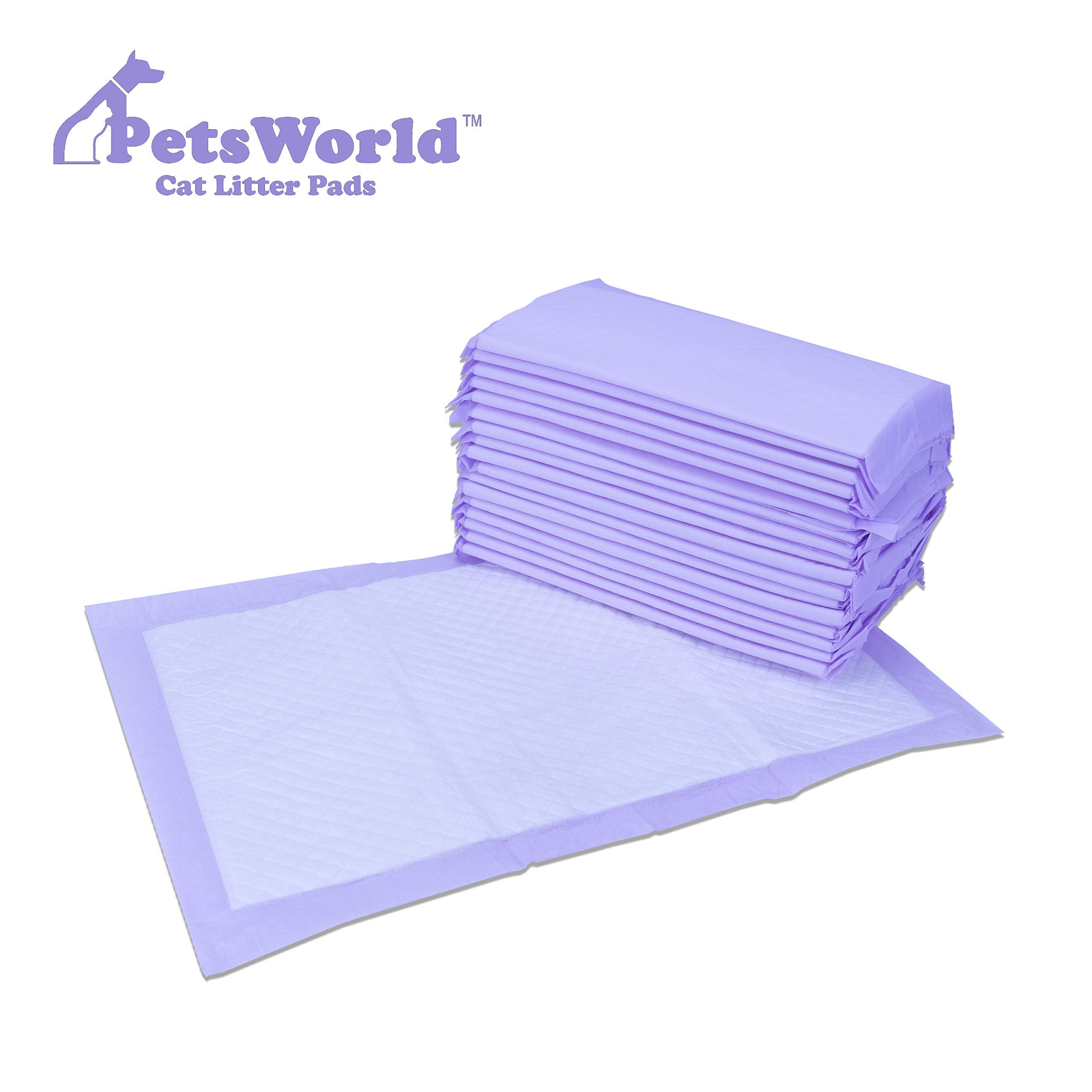 Petsworld Fresh Scented Cat Pads Refills For Tidy Cats Breeze Litter System 800 Pads For Cat Litter Box, 16.9X11.4 Inch