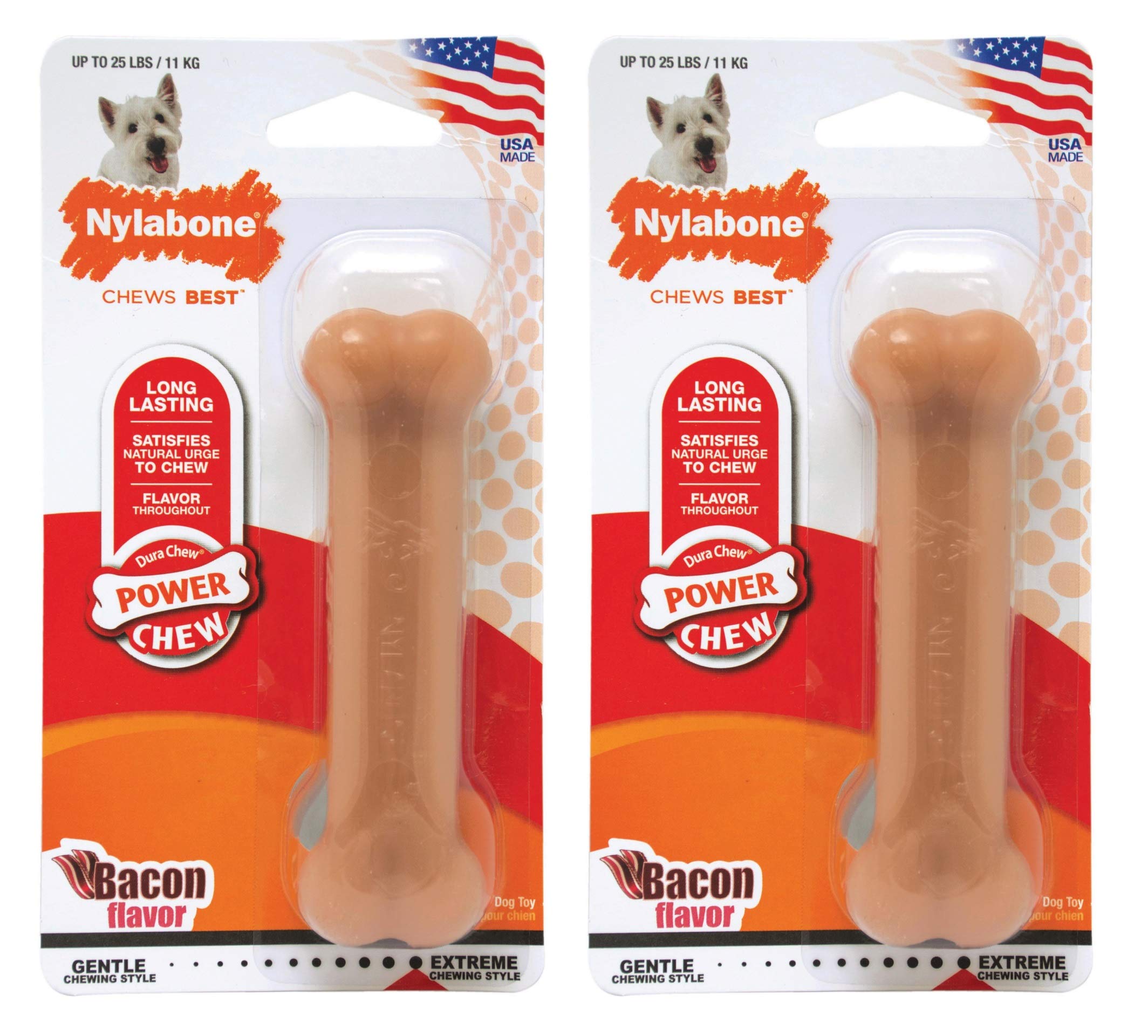 Nylabone Durachew Bacon Blister Card Regular