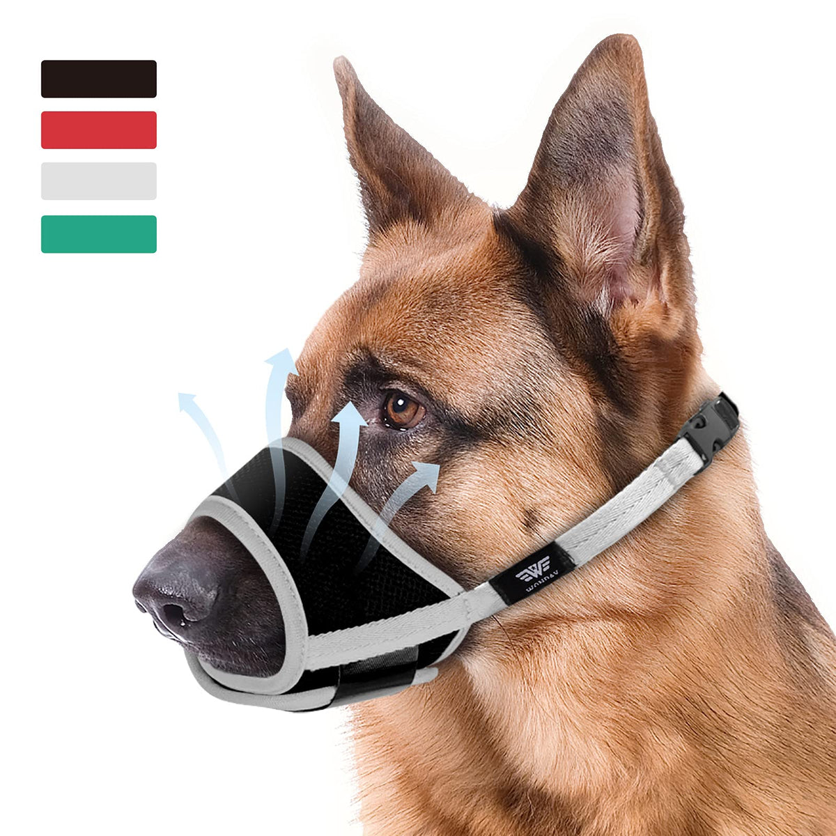 Wonday Muzzle For Small Dog, Dog Muzzle For Small Dogs, Small Dog Muzzle, Small Dog Muzzles For Biting Barking Chewing, Soft Muzzle For Small Dogs, Muzzles For Small Dog Puppy S Gray