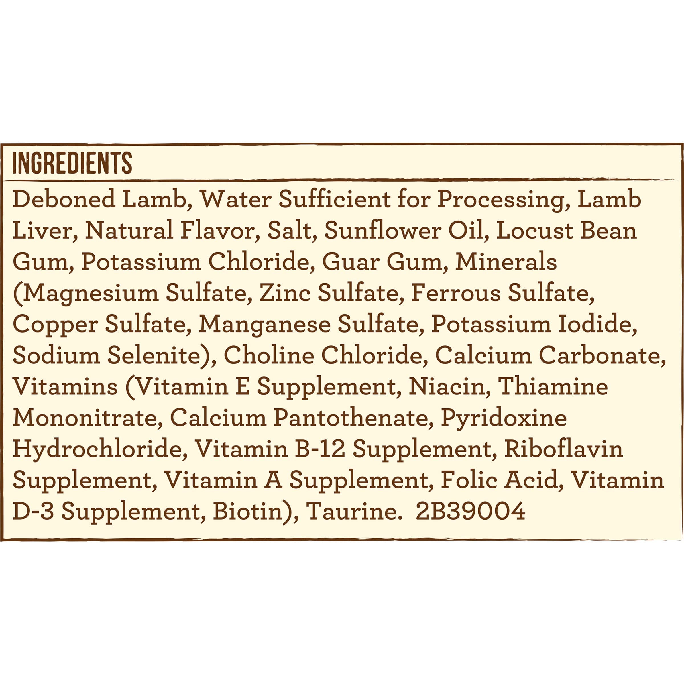 Merrick Limited Ingredient Diet Premium Grain Free Wet Dog Food, Healthy And Natural Canned Dog Food With Lamb - (Pack of 12) 12