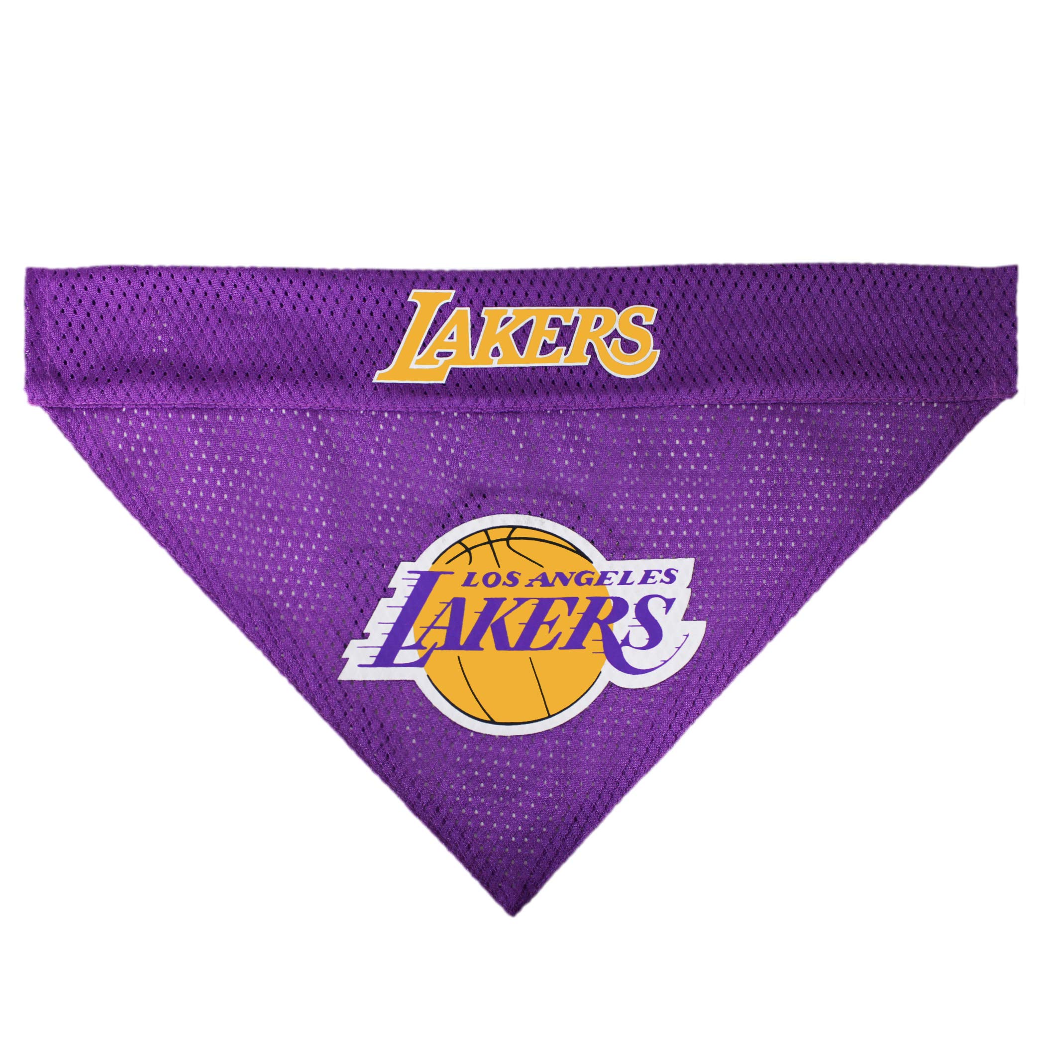 Pets First Nba Dog Bandana - Los Angeles Lakers Reversible Pet Bandana. 2 Sided Home & Away Sports Bandana With A Premium Embroidery Team Logo, Small/Medium