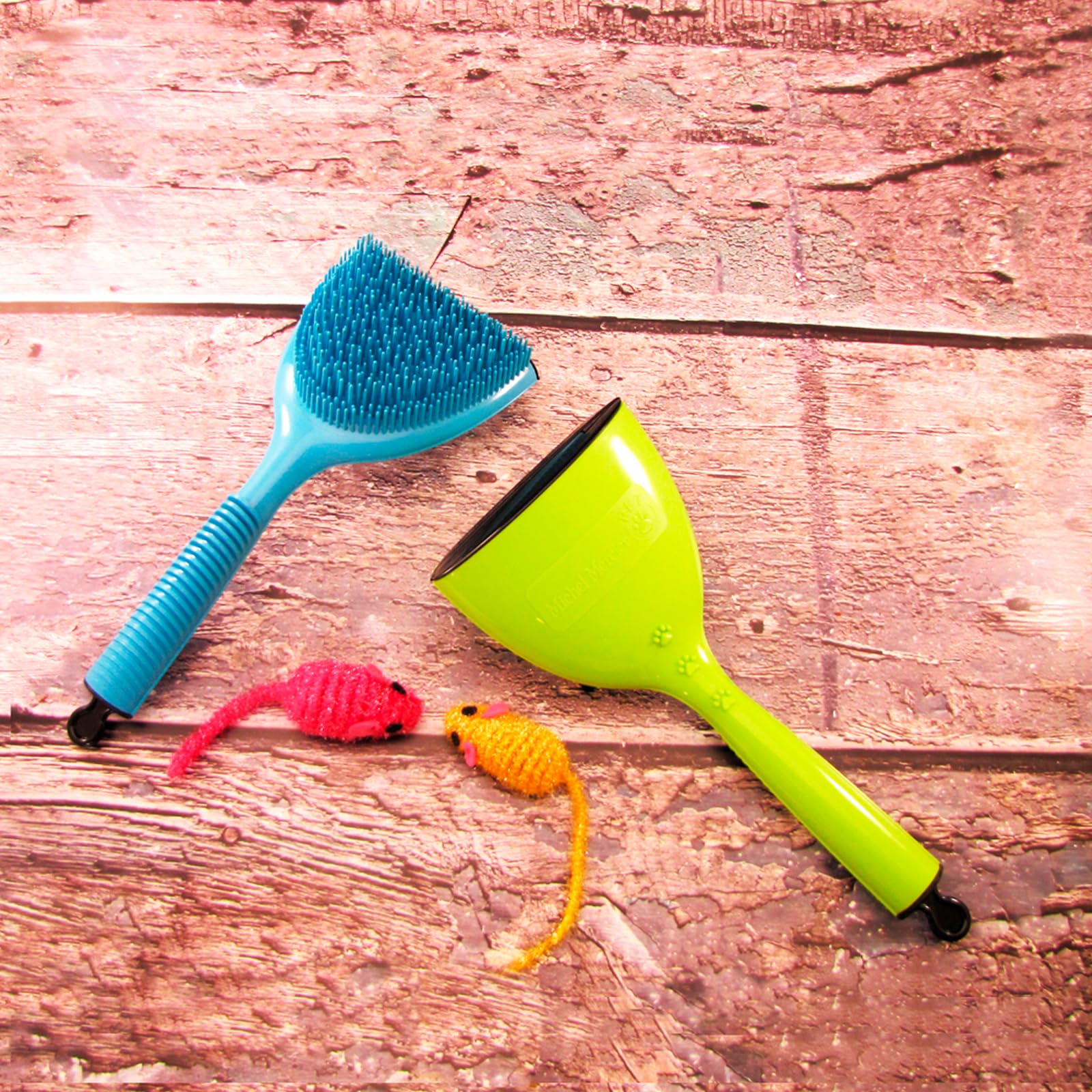 Michel Mercier Pet Detangling Brush Thick Fur - Gentle Pet Brush For Grooming, Detangling, Deshedding - Cat Brush And Dog Brush For Shedding - 1 Pc