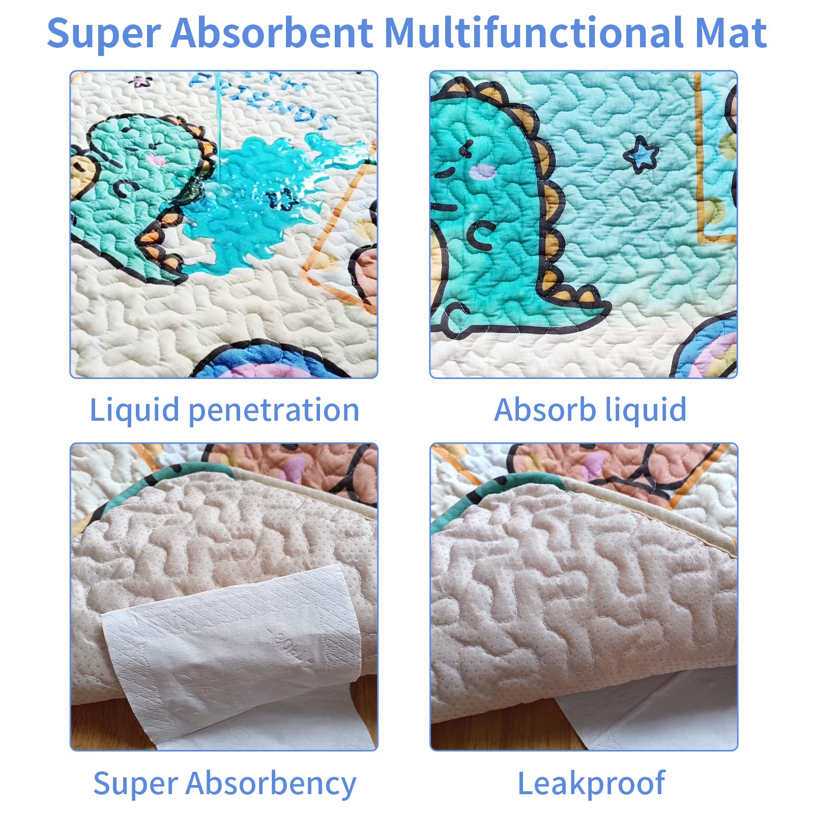 Jwxqs 36'' Wide Hexagonal Dog Pen Urine Pad Dog Urine Pad Puppy Pad, [Playpen Not Included!] Reusable Whelping Playpen Crate Reu