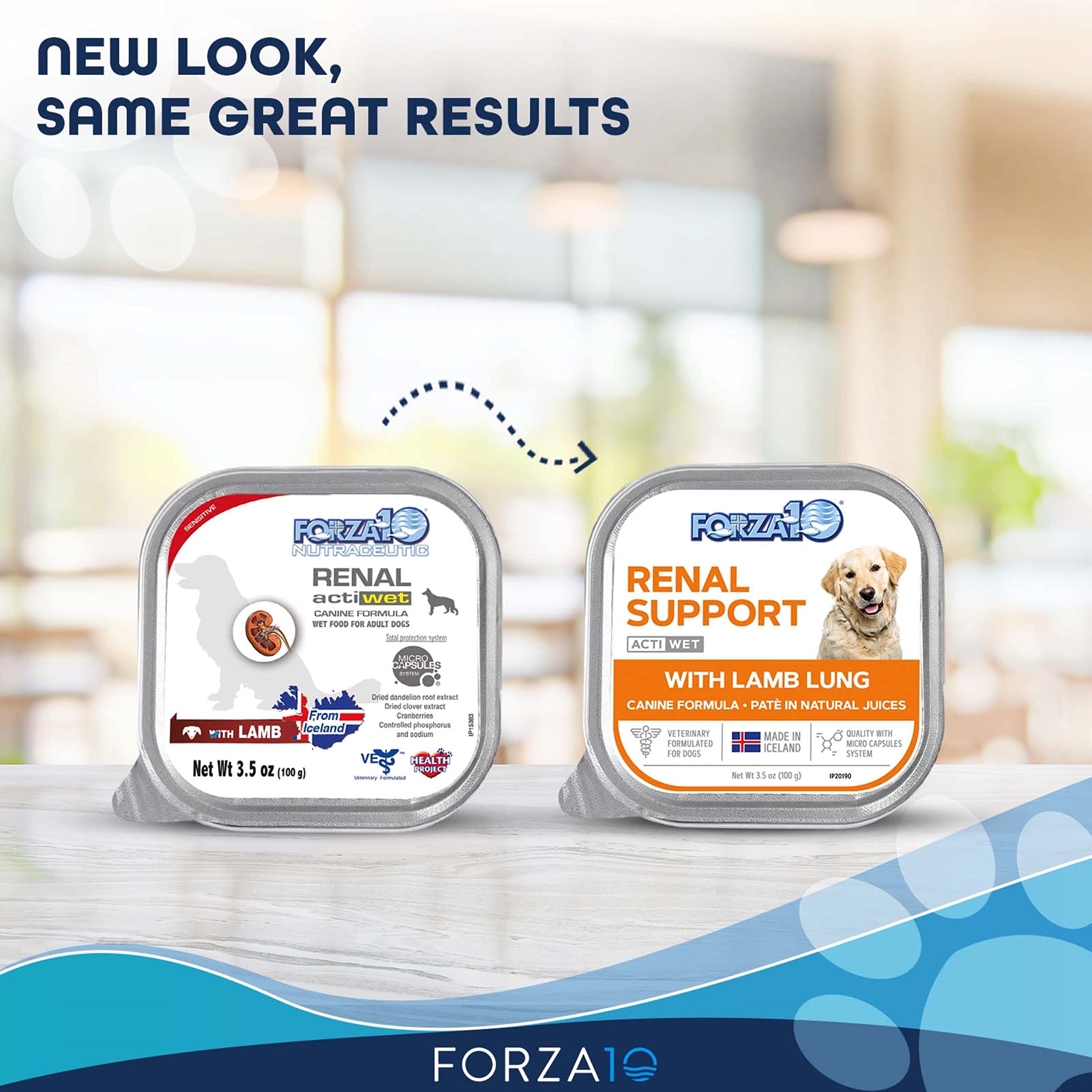Forza10 Kidney Care Dog Food - Renal Support Wet Dog Food with Lamb, Low Protein & Phosphorus Formula, Sensitive Stomach, 3.5 oz