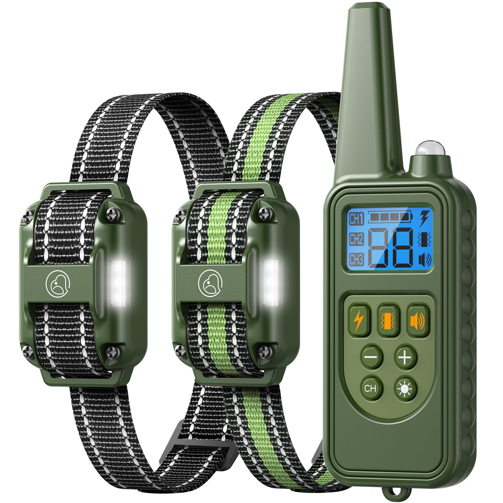 Heaflex Dog Shock Collar - 2600Ft Dog Training Collar With Remote, Rechargeable With 4 Training Modes, Ipx7 Waterproof Electroni