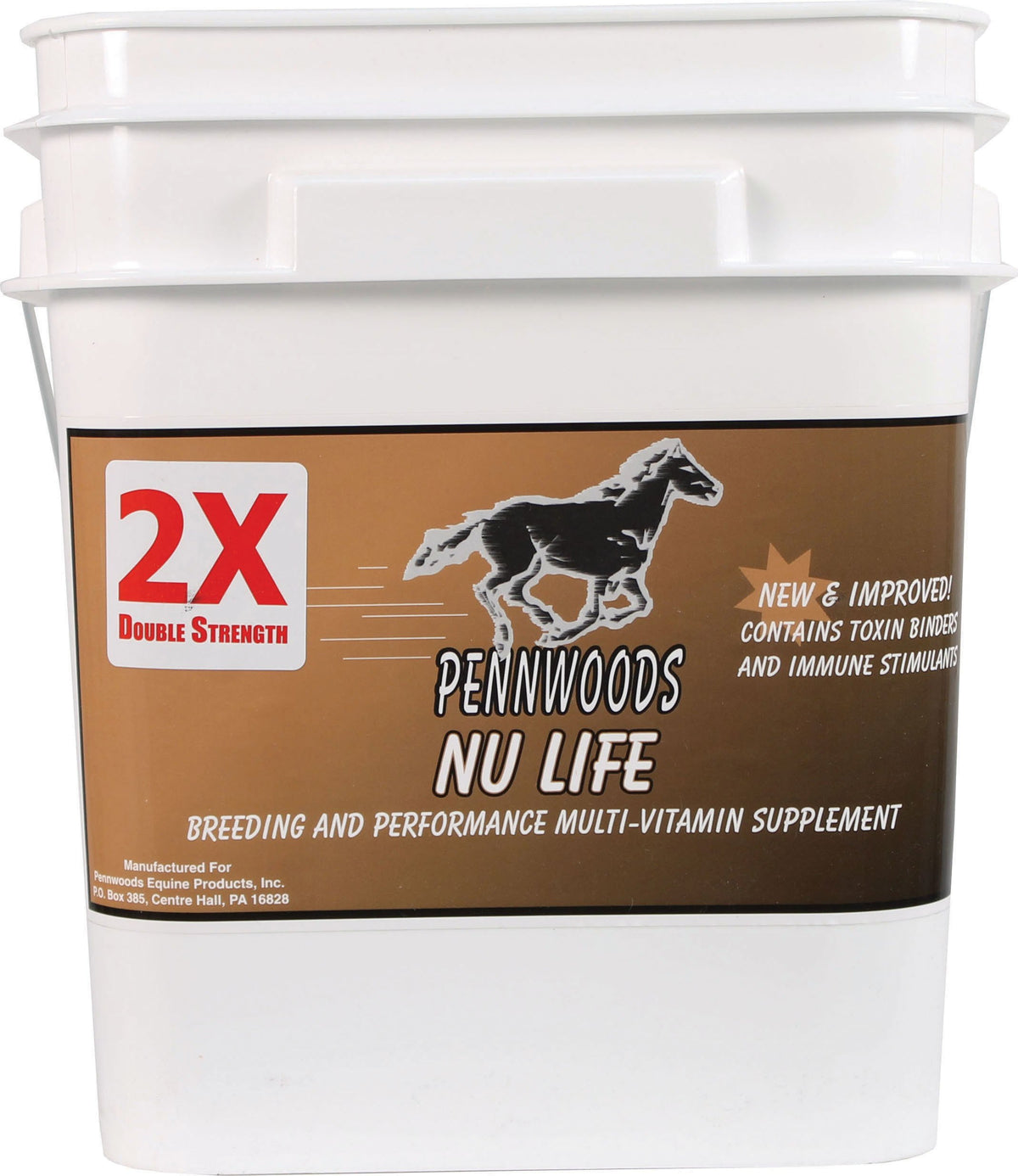 PENNWOODS Equine Products 120781 Nu Life 2X Breeding & Vitamin Horse Supplement, 25 lb