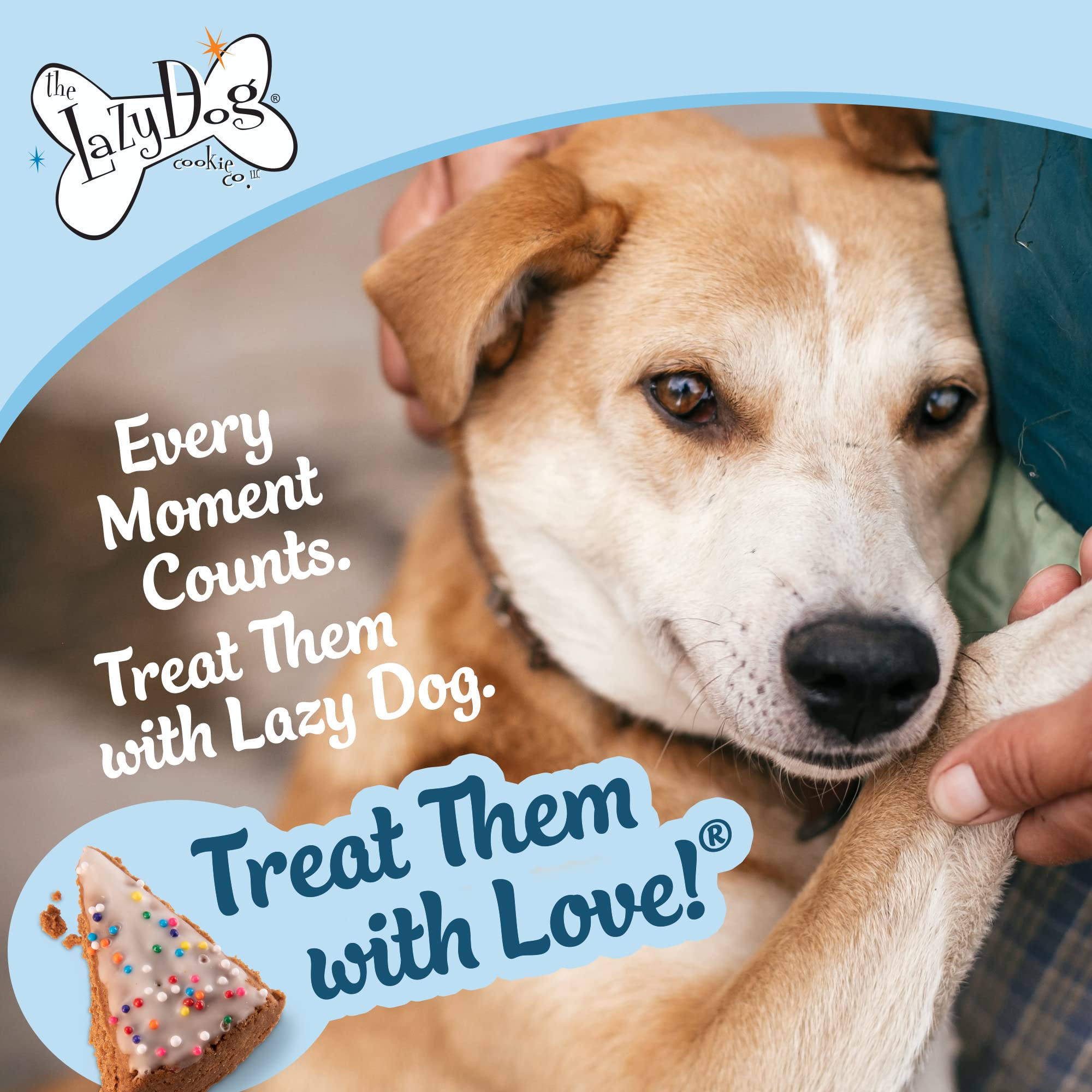 The Lazy Dog Pup-Pie - Original Pup-Pie - Happy Birthday Dog Treat for a Special Dog, 5 oz (Honey Bacon Ice Cream, Pie with Trea