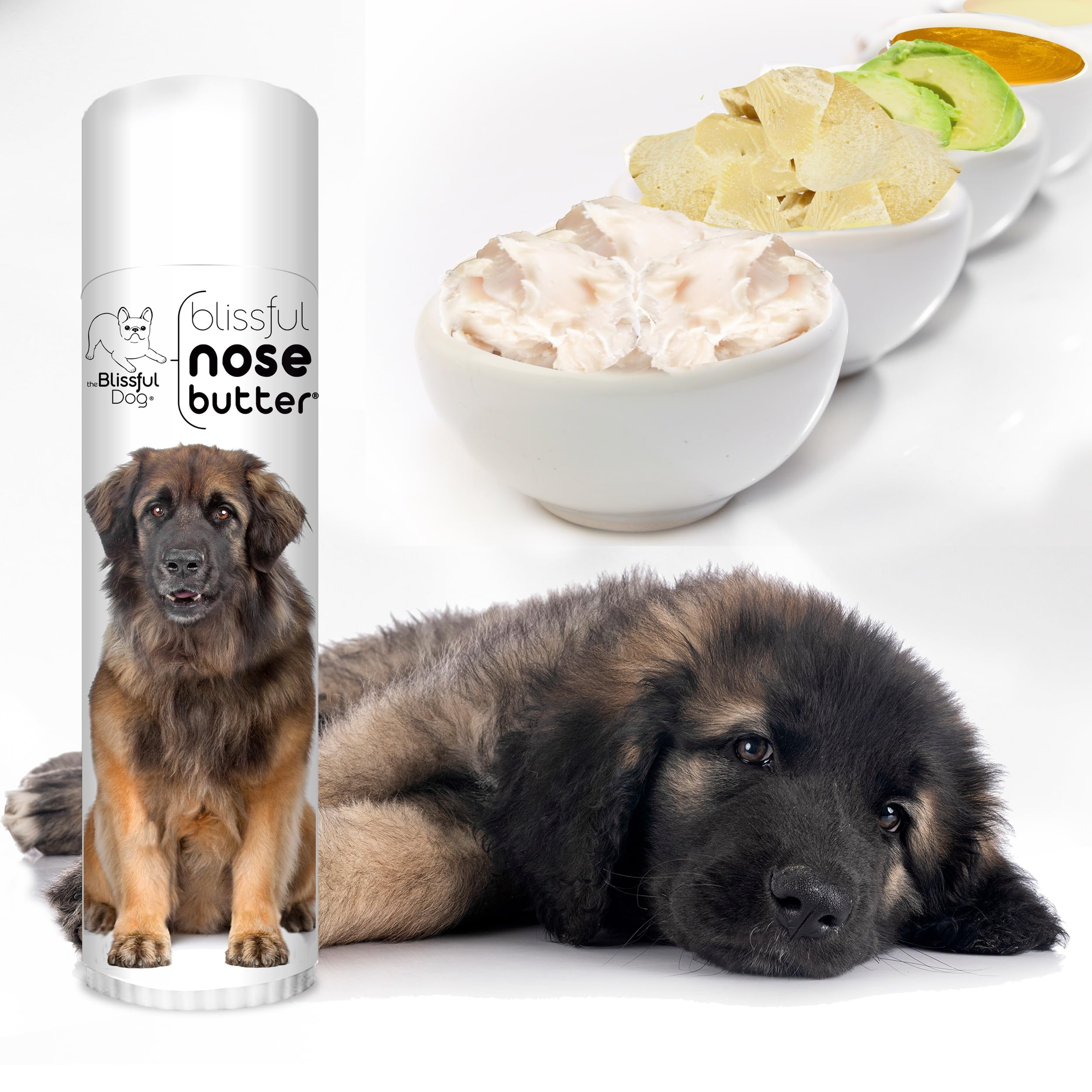 The Blissful Dog Leonberger Unscented Nose Butter - Dog Nose Butter, 0.50 Ounce