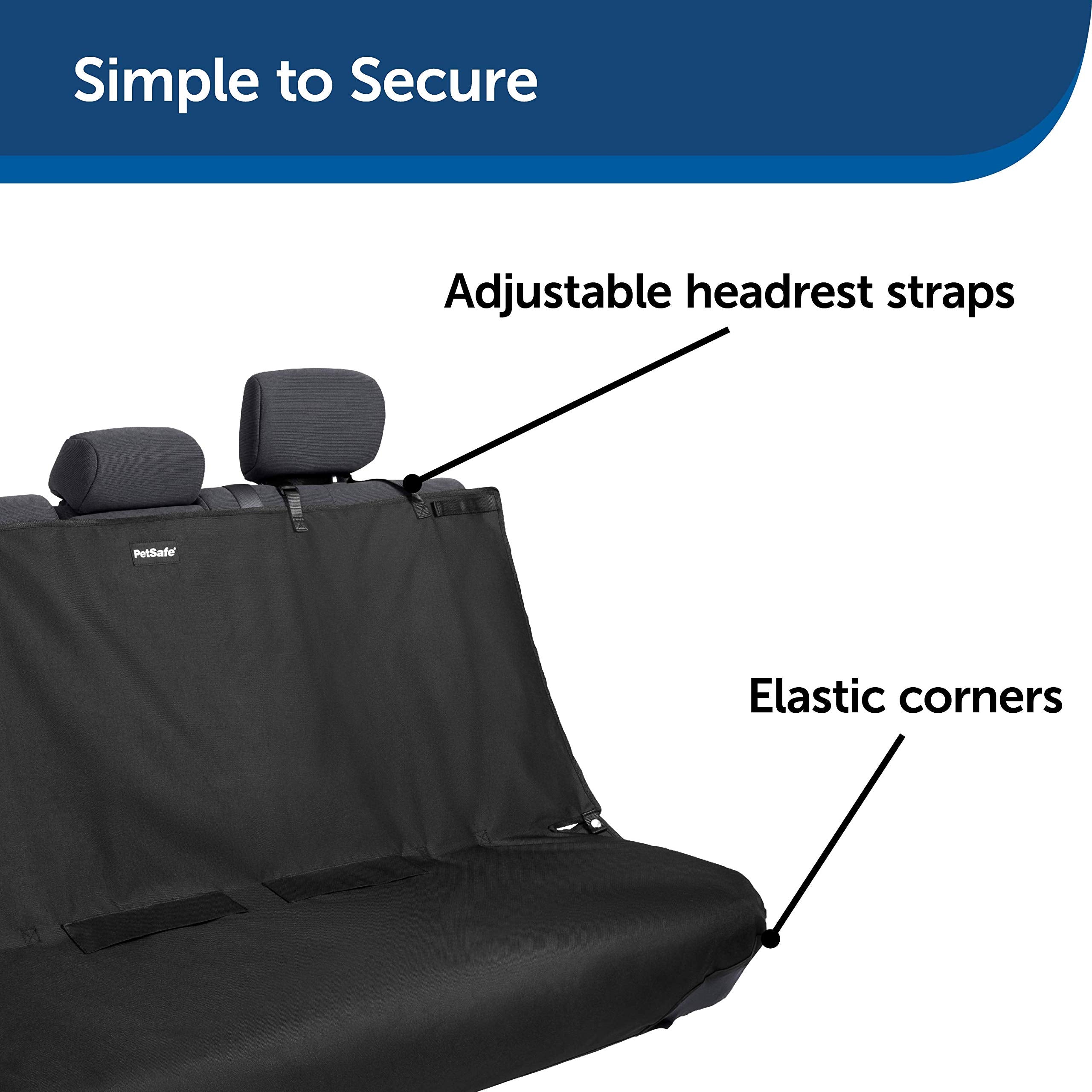 Petsafe Happy Ride Bench Seat Cover - Fits Cars, Trucks, Minivans And Suvs - Waterproof Area Protection - Durable Vehicle Seat P