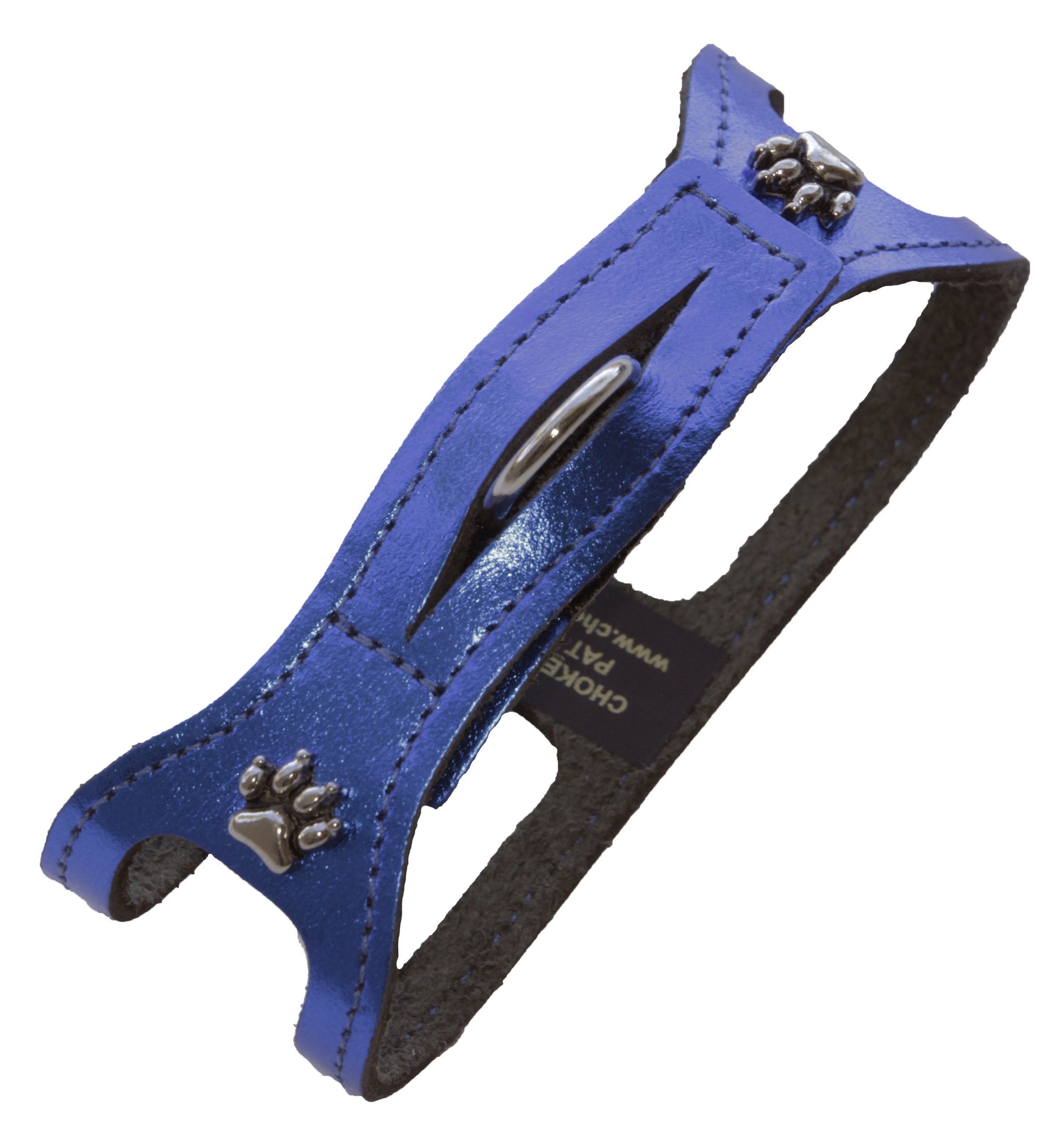 Chokefree Pet Shoulder Collar, 9', Metallic Blue