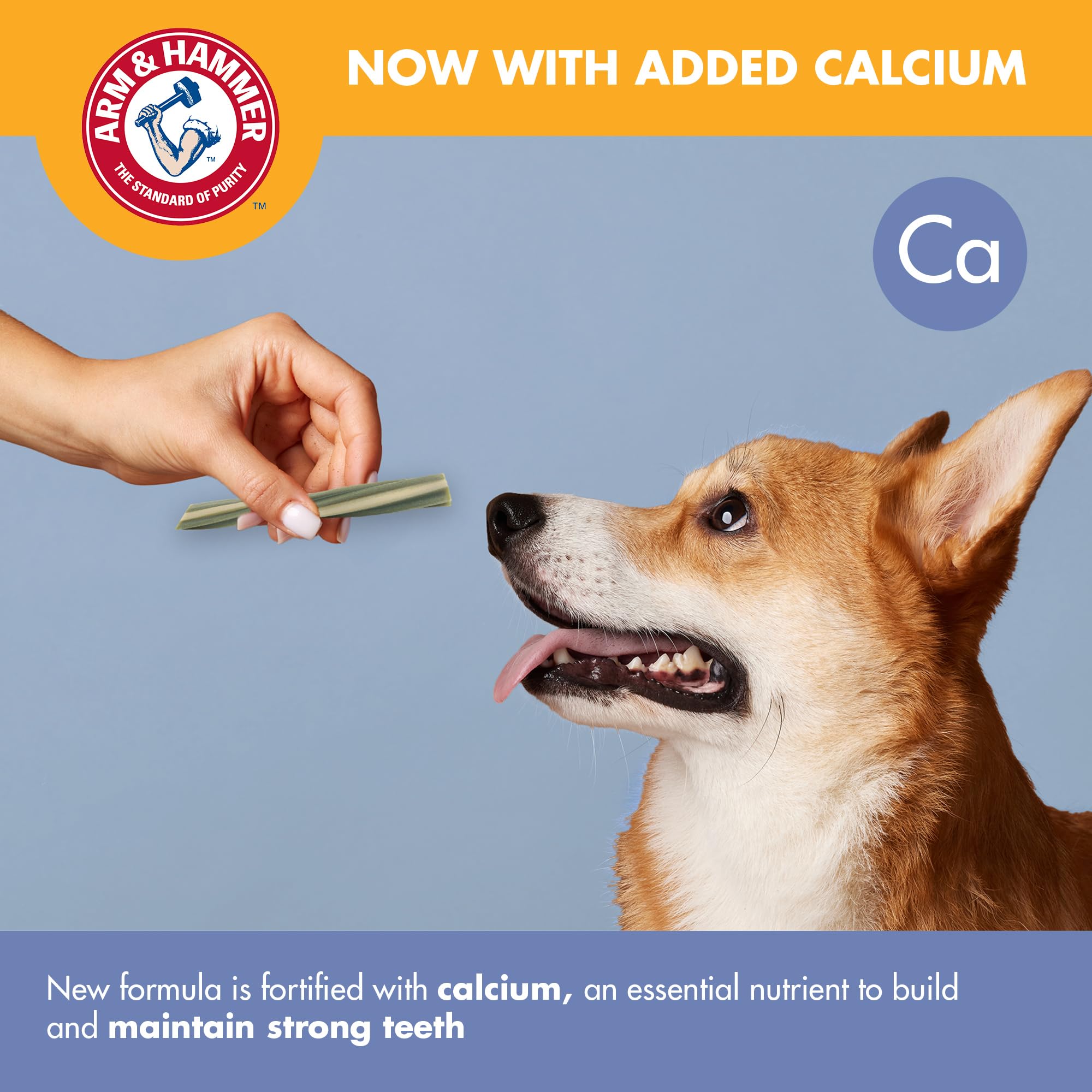 Arm & Hammer for Pets Smoothies Dental Treats for Dogs with Baking Soda and Calcium, Treat Chews Help Fight Bad Breath, Plaque &