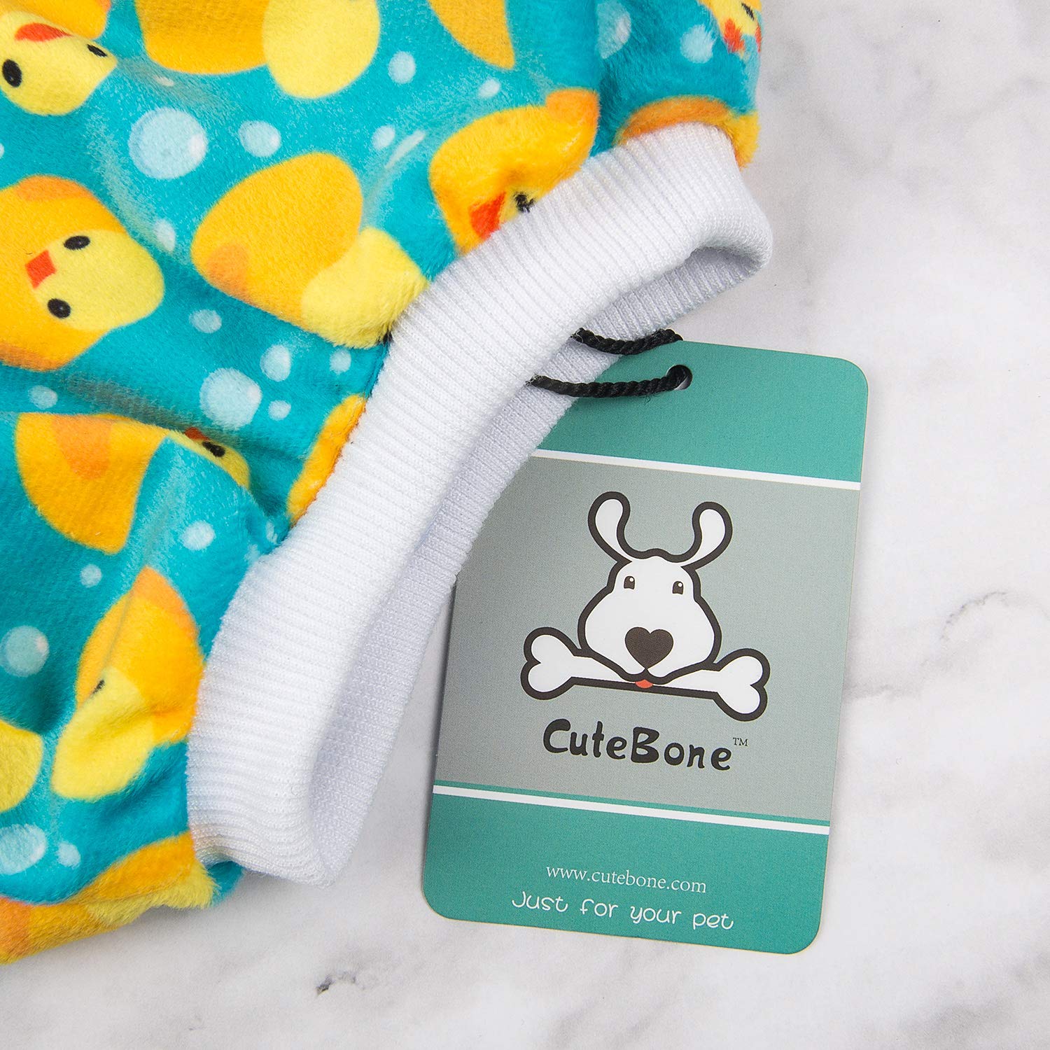 CuteBone Dog Christmas Pajamas Puppy Onesies Small Dogs Soft Pjs Coat Cat Apparel Comfy Pet Clothes Outfit Doggie Bodysuit P50XS