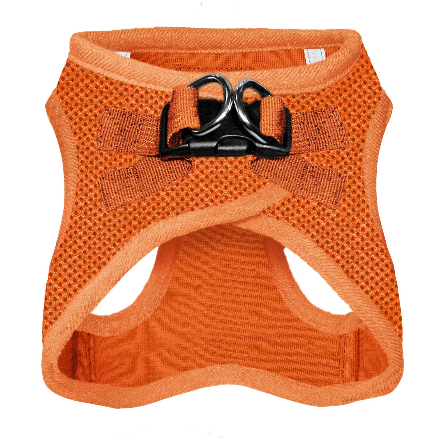 Voyager Step-In Air Dog Harness - All Weather Mesh Step In Vest Harness For Small And Medium Dogs And Cats By Best Pet Supplies - Harness (Orange), M (Chest: 16-18')