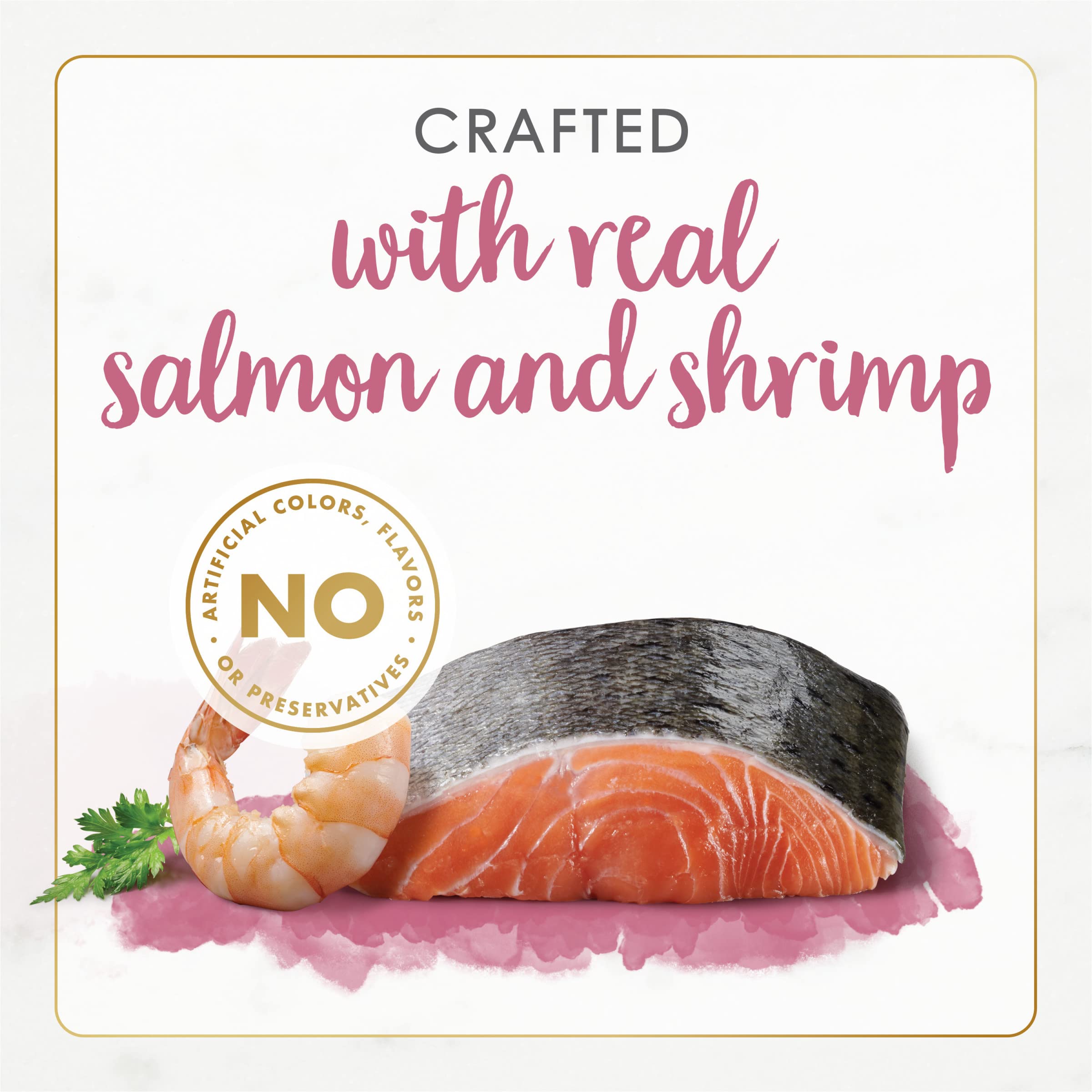 Purina Fancy Feast Wet Cat Food Gourmet Naturals Wild Alaskan Salmon and Shrimp Recipe in Wet Cat Food Gravy - (Pack of 12) 3 oz