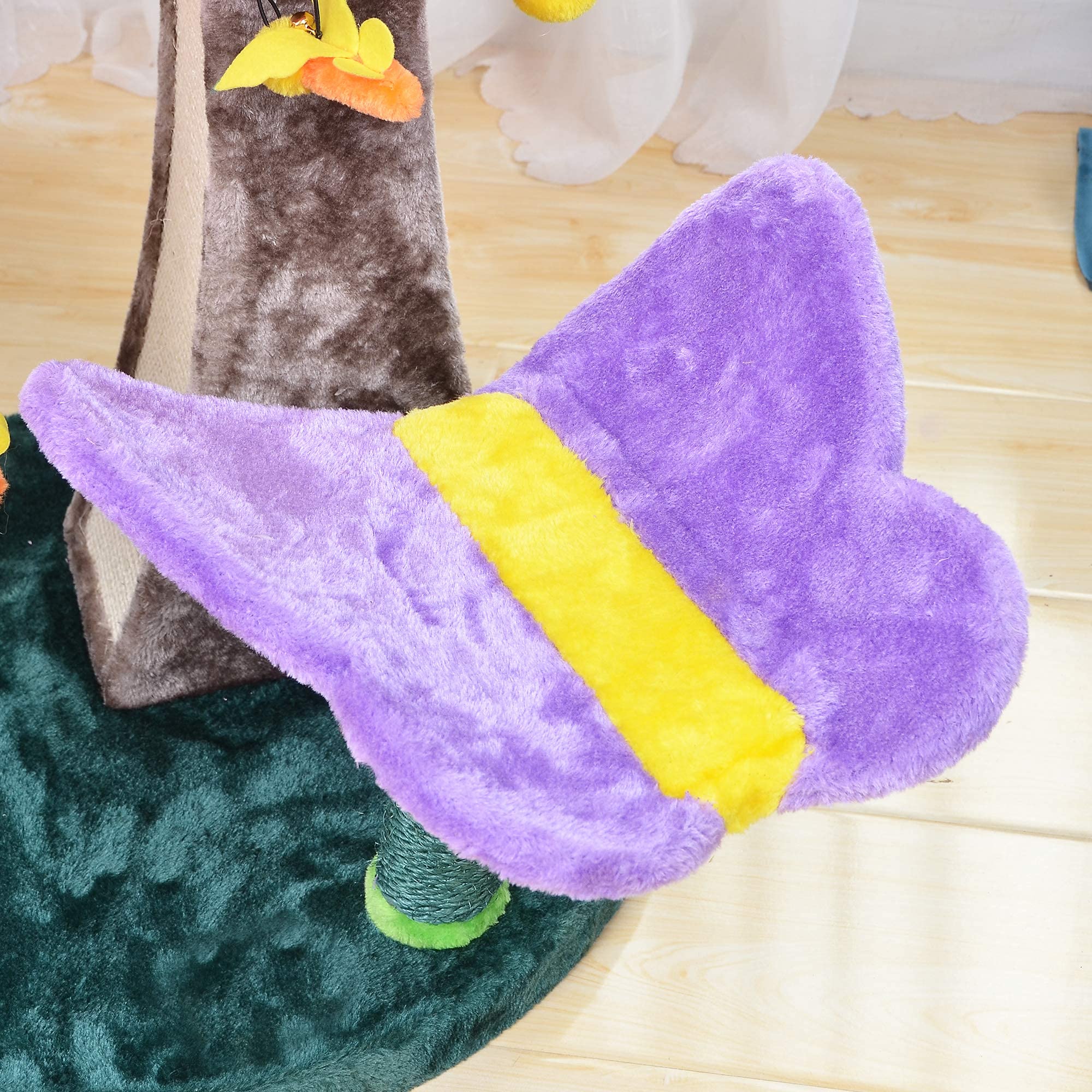 Catry Cat Tree - Nature Looking Of Cat Beds And Furniture All-In-1, Allure Cats Love To Lounge In And Lazily Recline While Playi