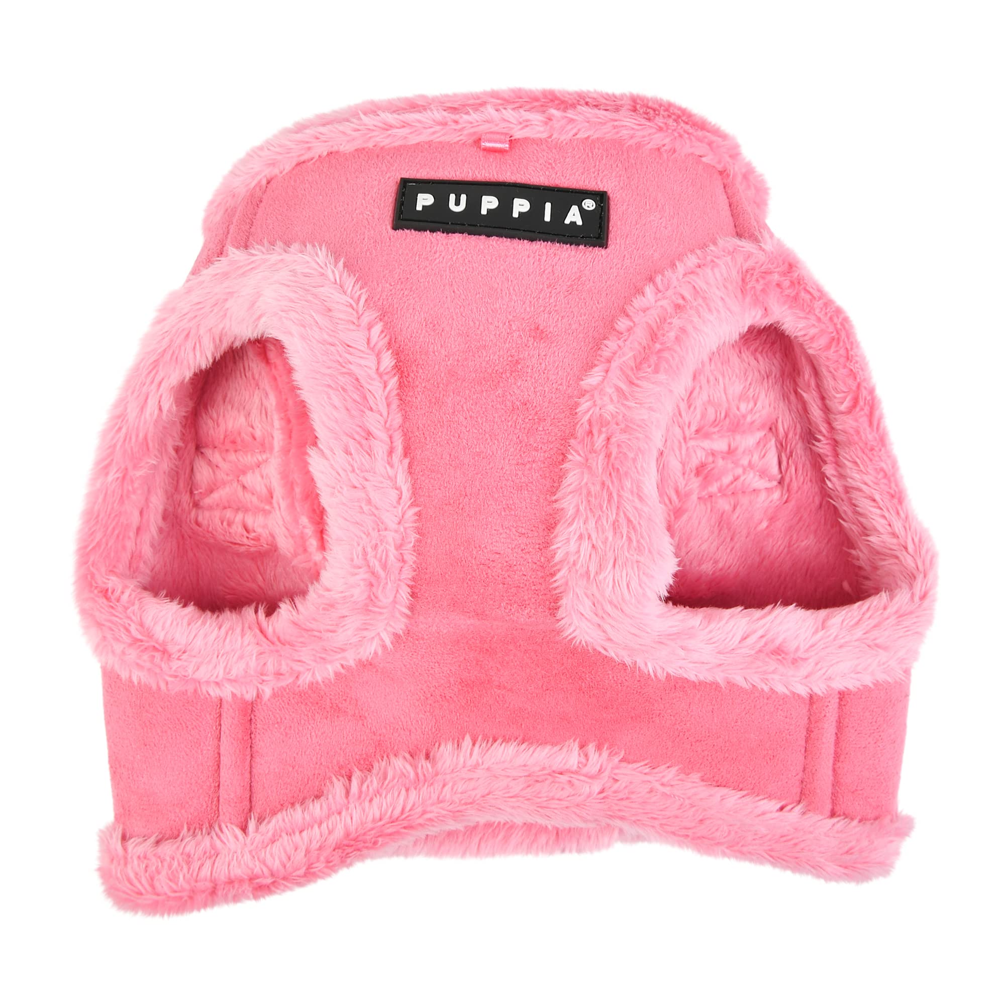 Puppia Terry Vest Dog Harness Step-In Winter Suede Warm No Choke No Pull Training Walking For Small And Medium Dog, Pink, Medium