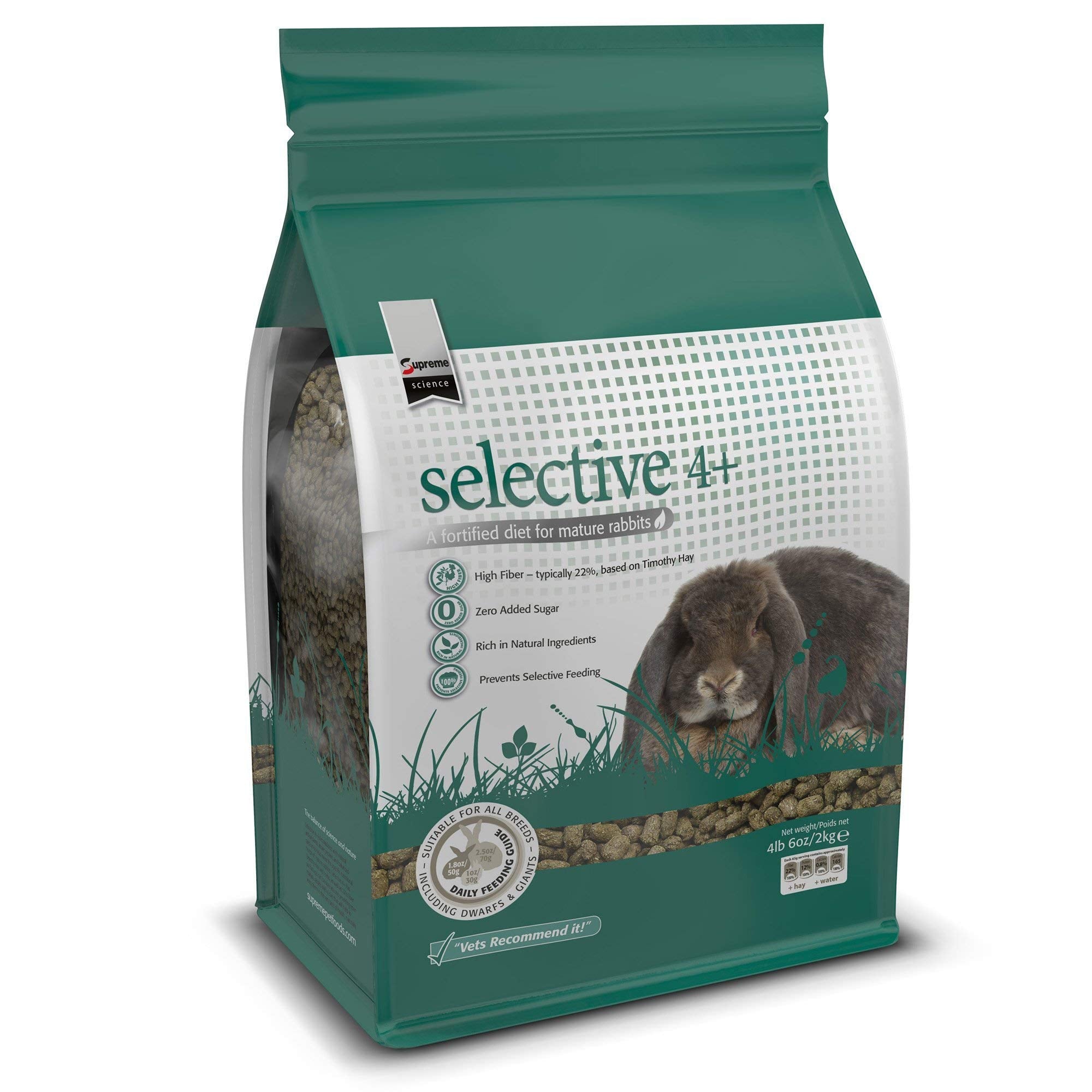 Supreme Science Selective Four+ Rabbit Food - 4.4 lbs