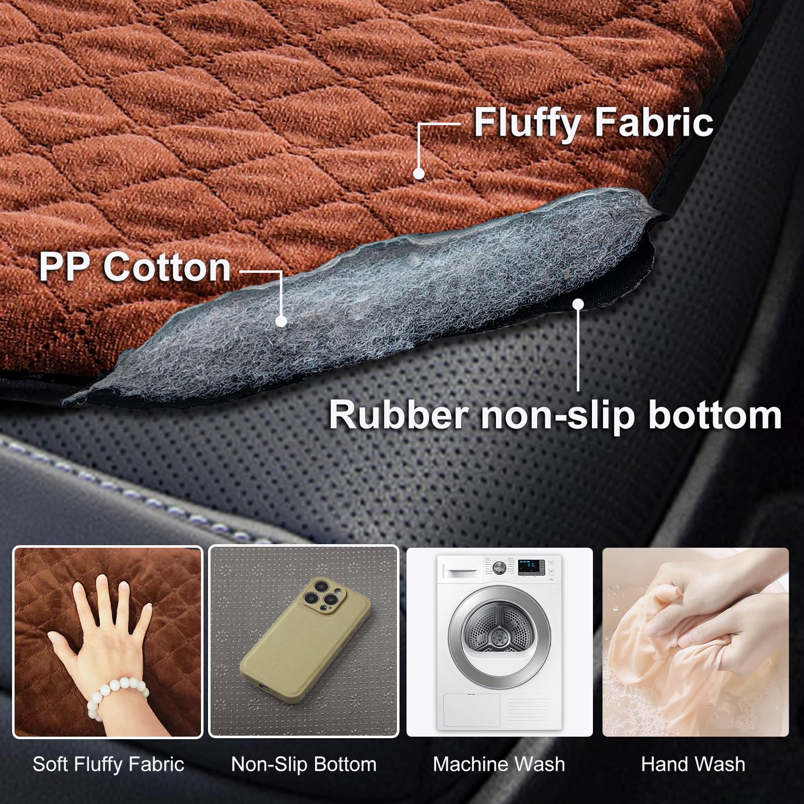 Xuyedoglsh Car Backseat Dog Mat, Comfortable Non-Slip Cushion Suitable For Travel Dog Bed And Pet Home Sofa Blanket, Custom Mat