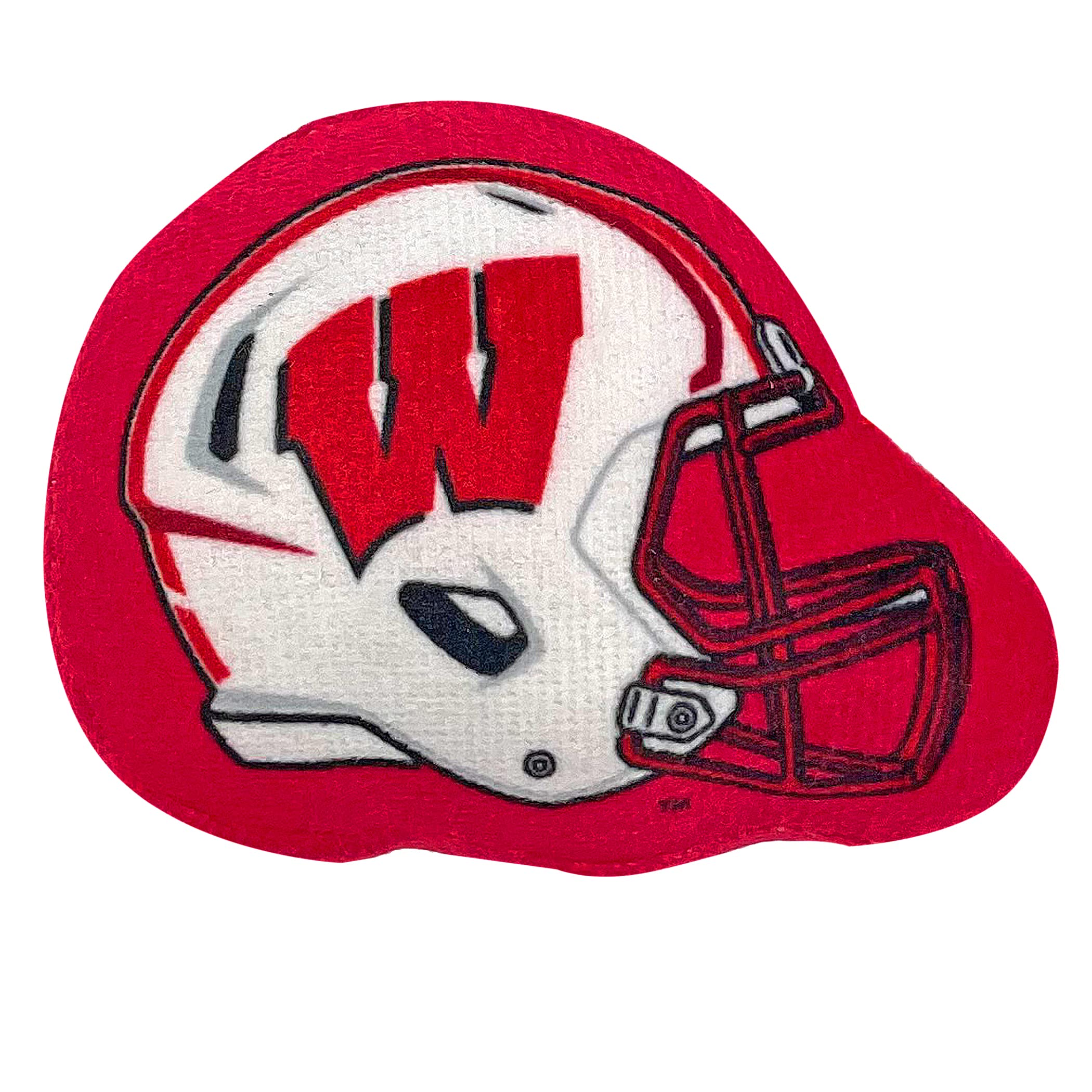 Best Plush Cat Toy - Ncaa Wisconsin Badgers Complete Set Of 3 Piece Cat Toys Filled With Fresh Catnip. Includes: 1 Helmet Cat Toy, 1 Football Cat Toy With Feathers & 1 Beer Bottle. Beautiful Team Logo