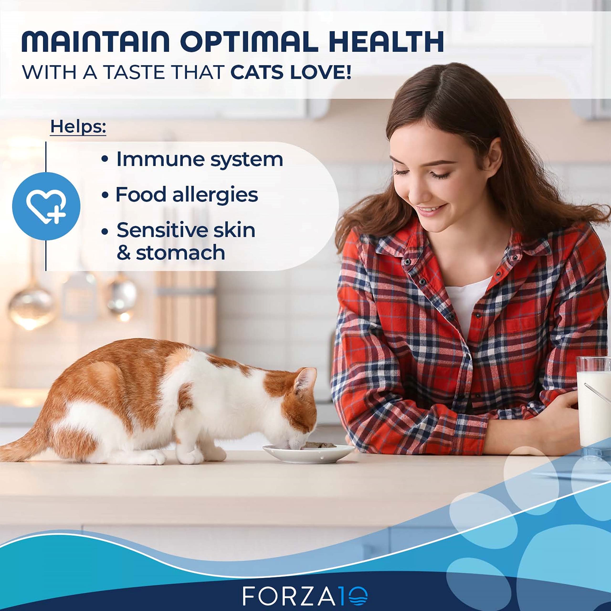 Forza10 Wet Hypoallergenic Cat Food, Canned Wet Cat Food, for Adult Cats with Allergy and Skin and Coat Conditions, 32 Pack Case