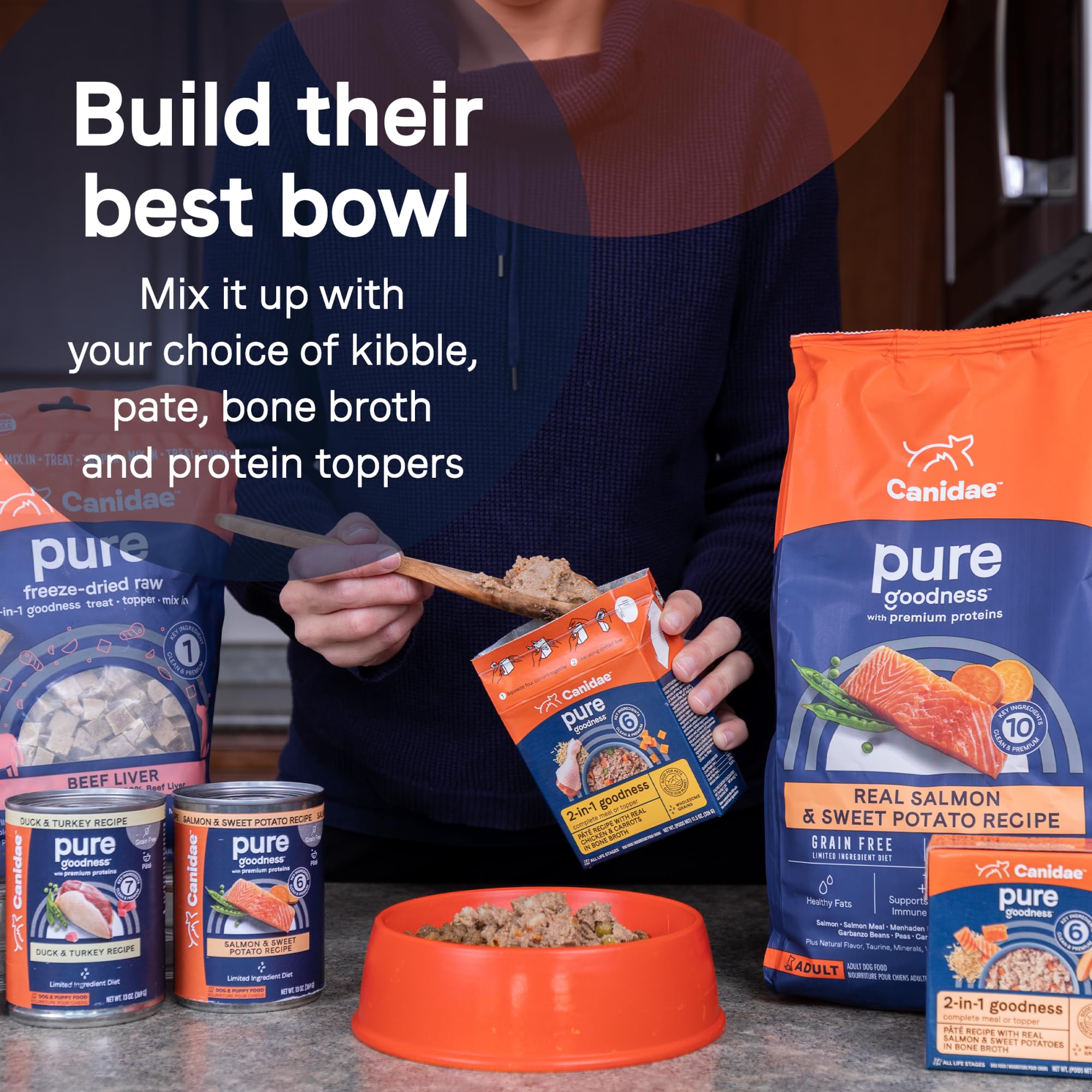 Canidae Pure Adult Wet Dog Food, Salmon & Sweet Potato, 13 oz.
