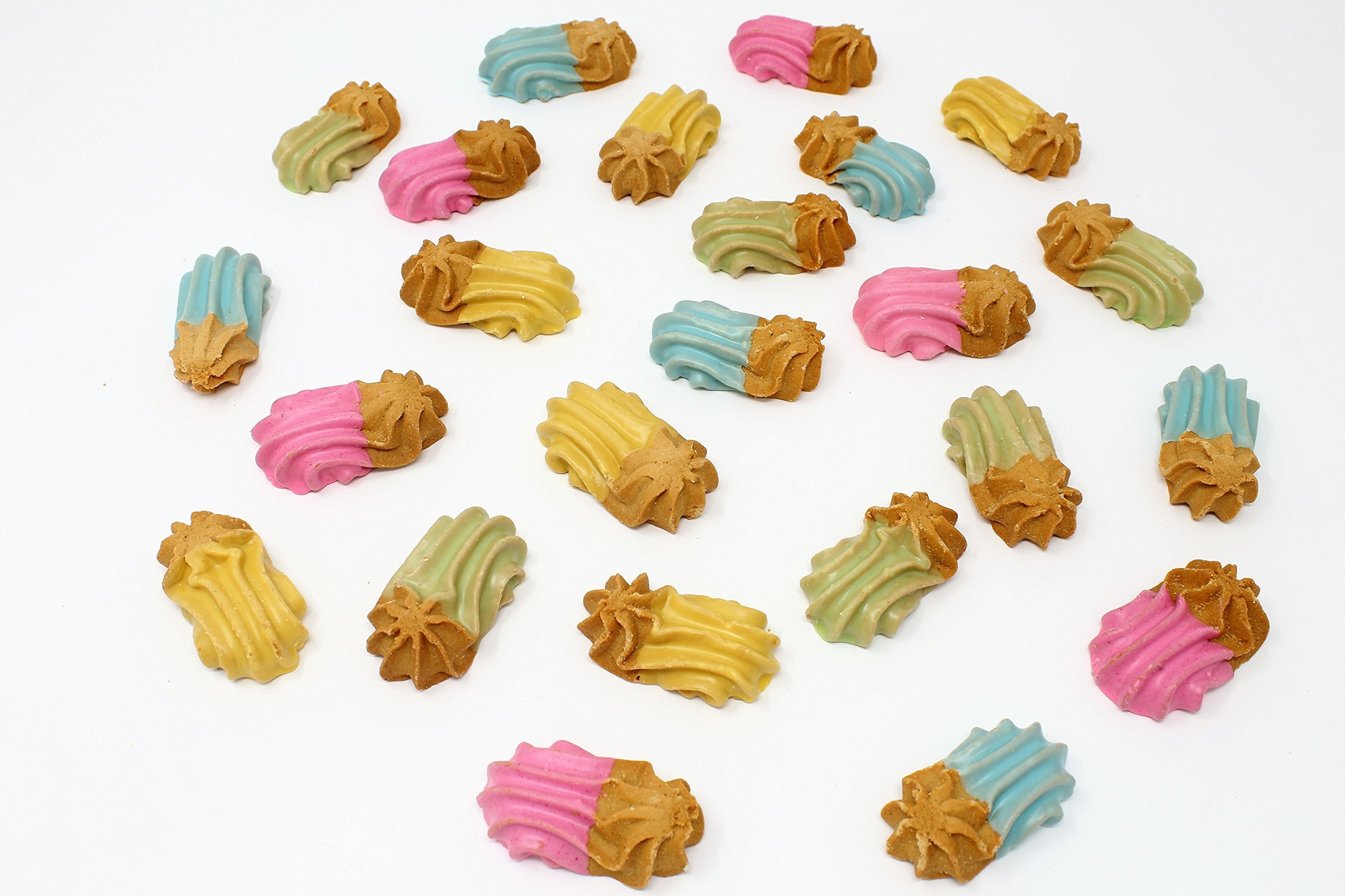 Claudias Canine - Peanuts Peanut Butter Goobers Pastel - 24 Gourmet Dog Treats