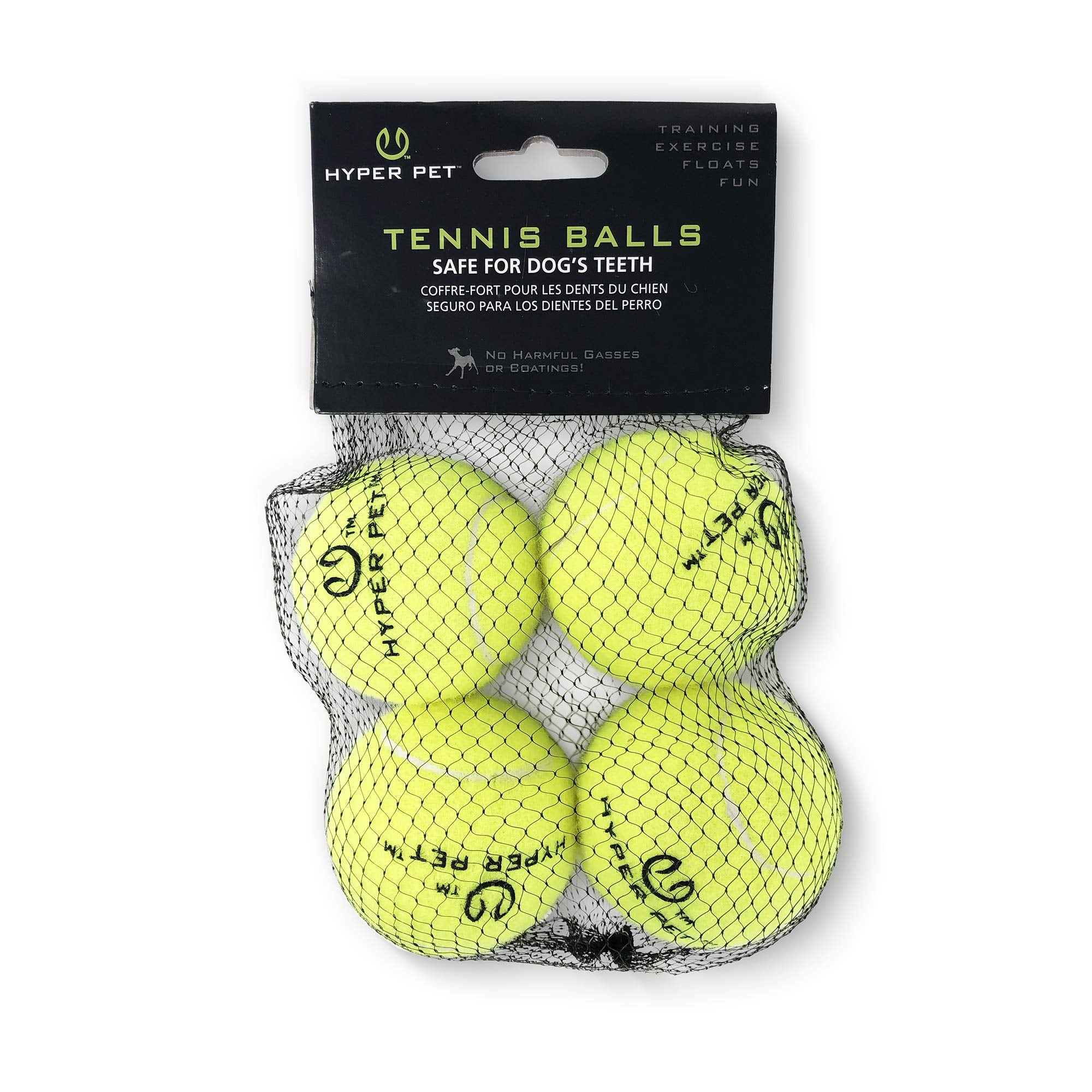 Hyper Pet Tennis Balls For Dogs (Pet Safe Dog Ball Dog Tennis Balls For Exercise & Training) Dog Ball Interactive Dog Toys Work 