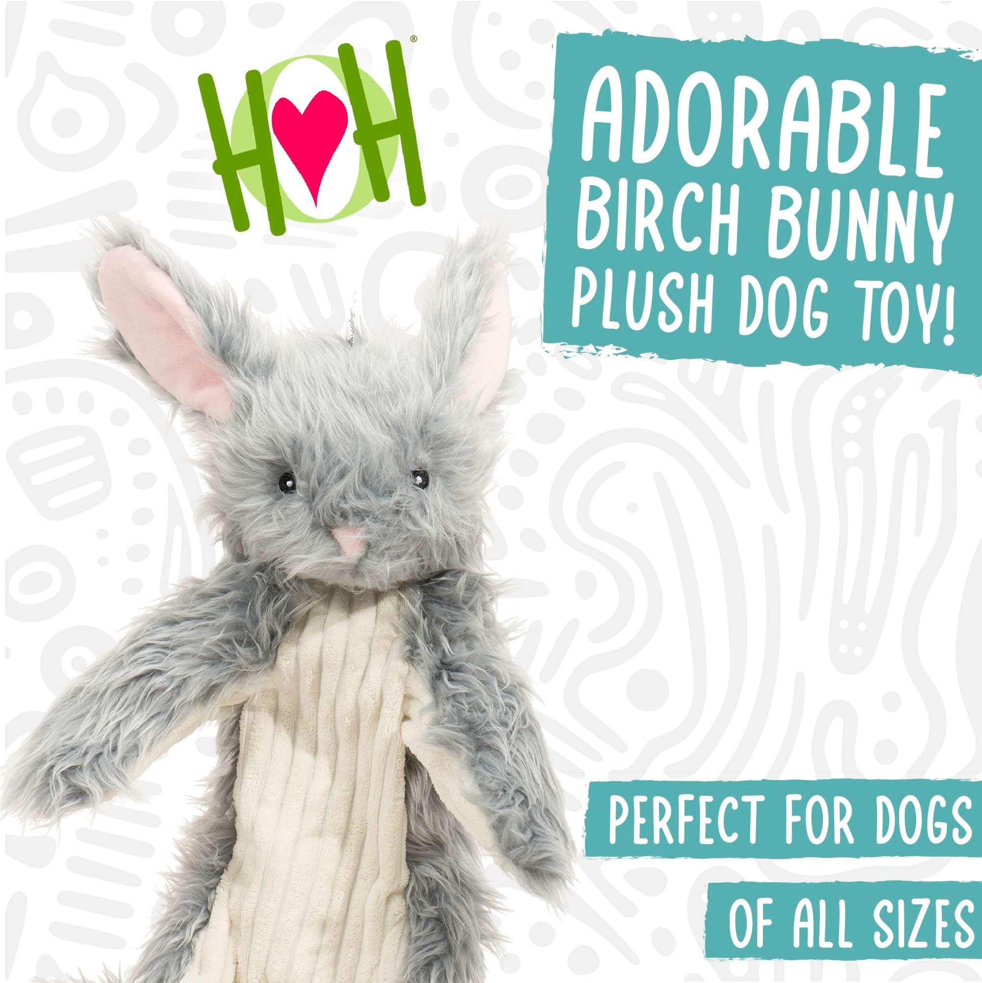 Hugglehounds X-Brace - Interactive Dog Plush Toys To Keep Them Busy, Squeaky Crinkle Puppy Toy For Small, Medium, & Large Dogs,