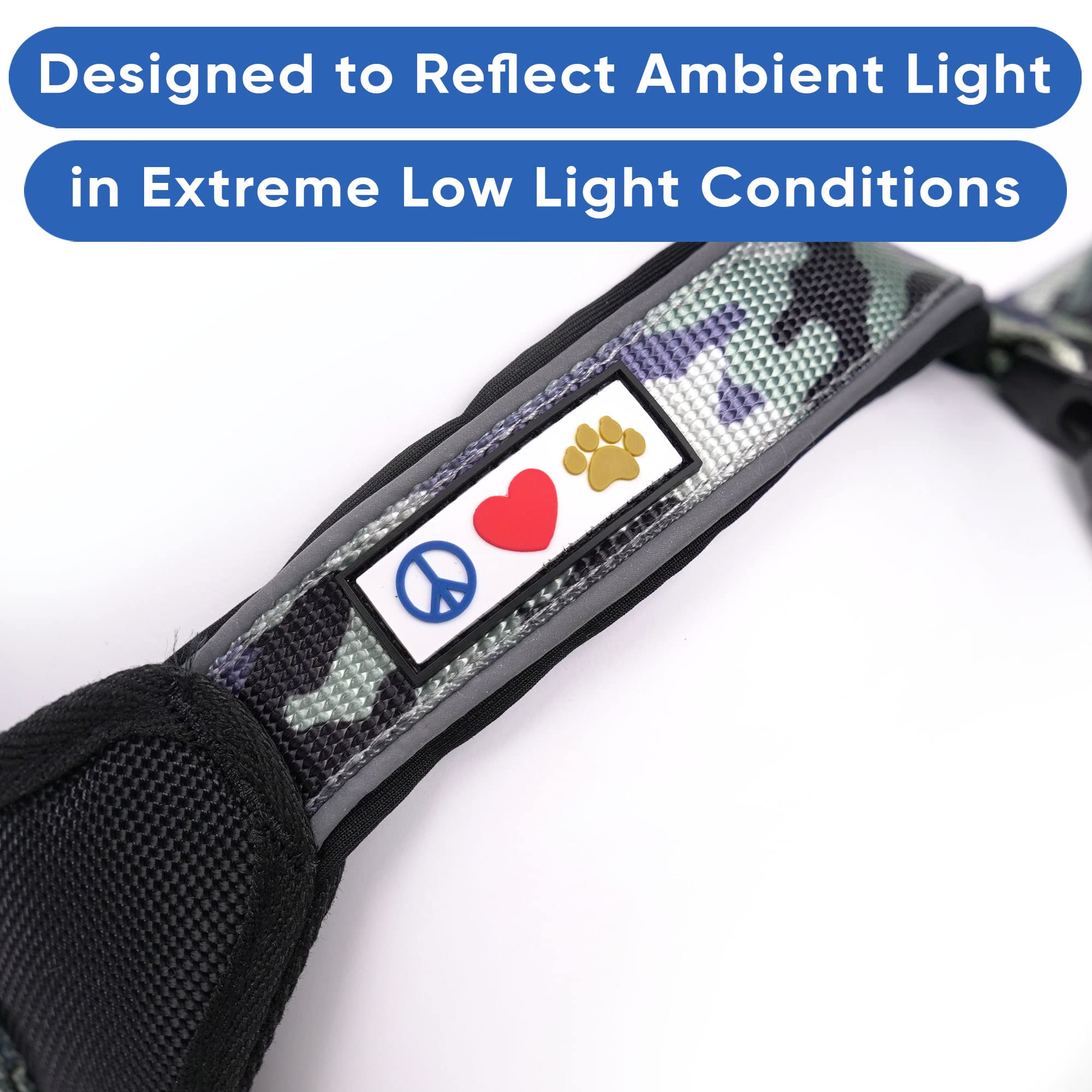 Pawtitas Reflective Dog Harness Padded Dog Harness Provides Comfort Control For A Walk Or Running Great Pet Accessories Dog Vest Xs Extra Small Grey Dog Harness