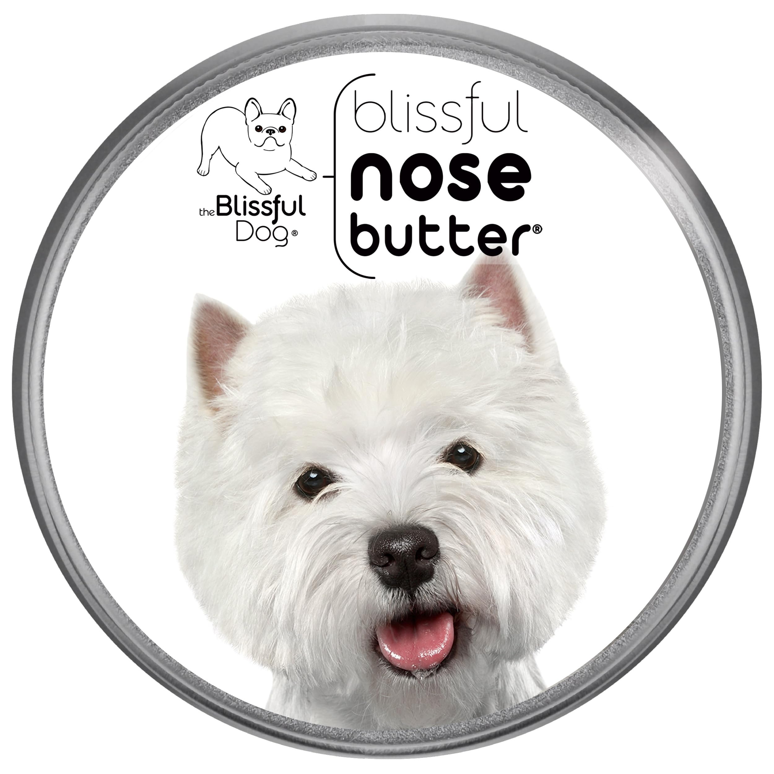 The Blissful Dog West Highland Terrier Unscented Nose Butter, 16oz