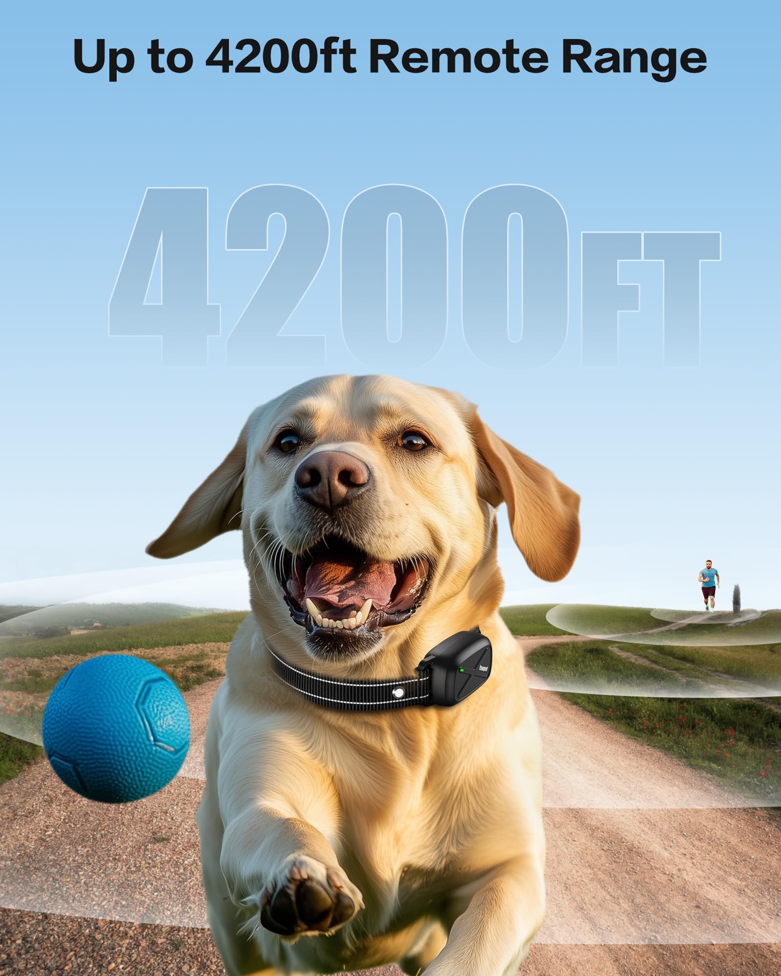 Dog Shock Collar With Remote - Dog Training Collar Waterproof, Rechargeable E Collar For Dogs Training With Vibration, Electric