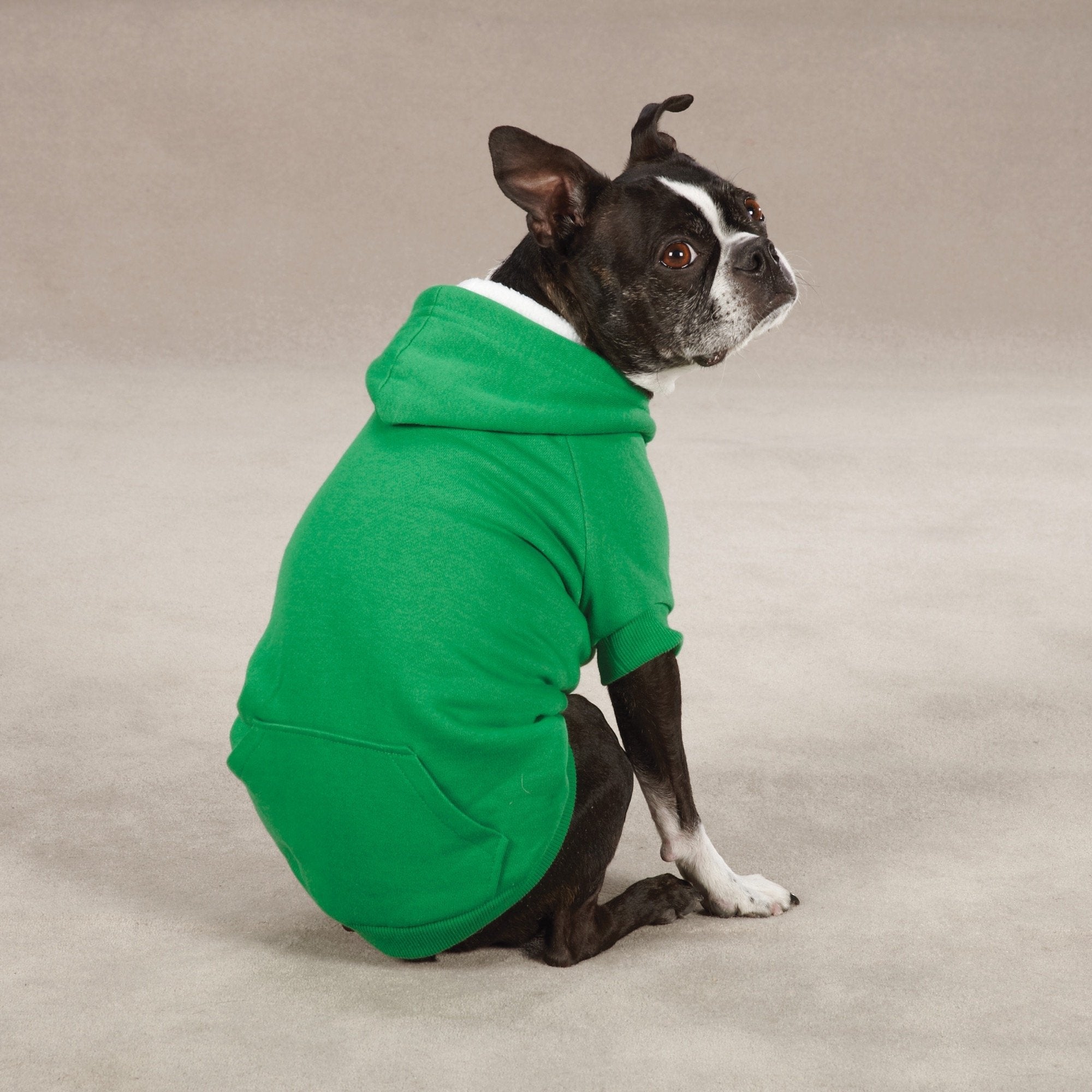 Zack & Zoey Fleece-Lined Hoodie for Dogs, 24 X-Large, Green