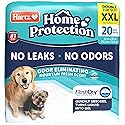 Hartz Home Protection Mountain Fresh Scented Dog Pads, Xxl 20 Count, Super Absorbent & Won'T Leak, Odor Eliminating