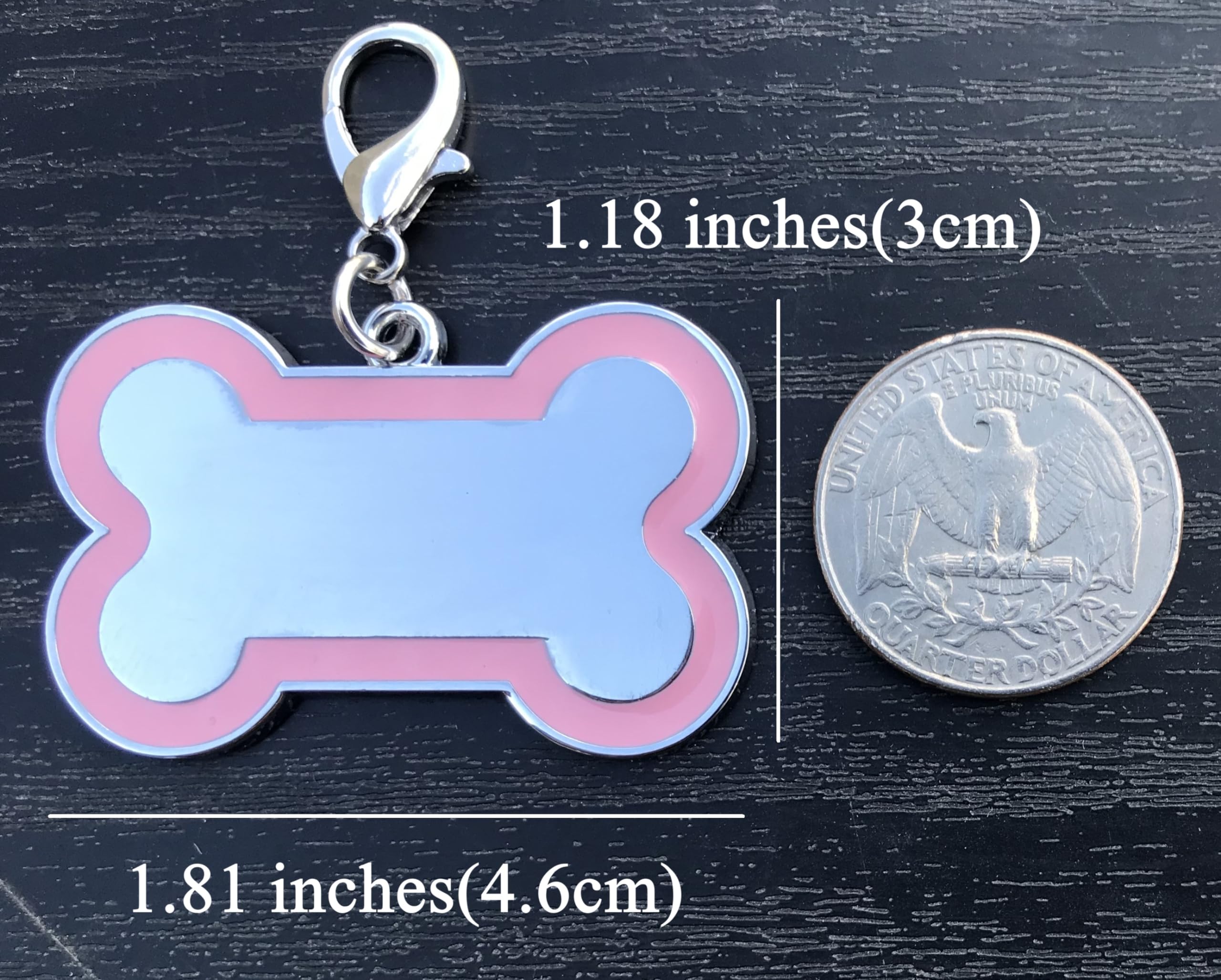 Coolliant Personalized Dog Id Tags - Laser Engraved, Bone-Shaped, Large: Purple