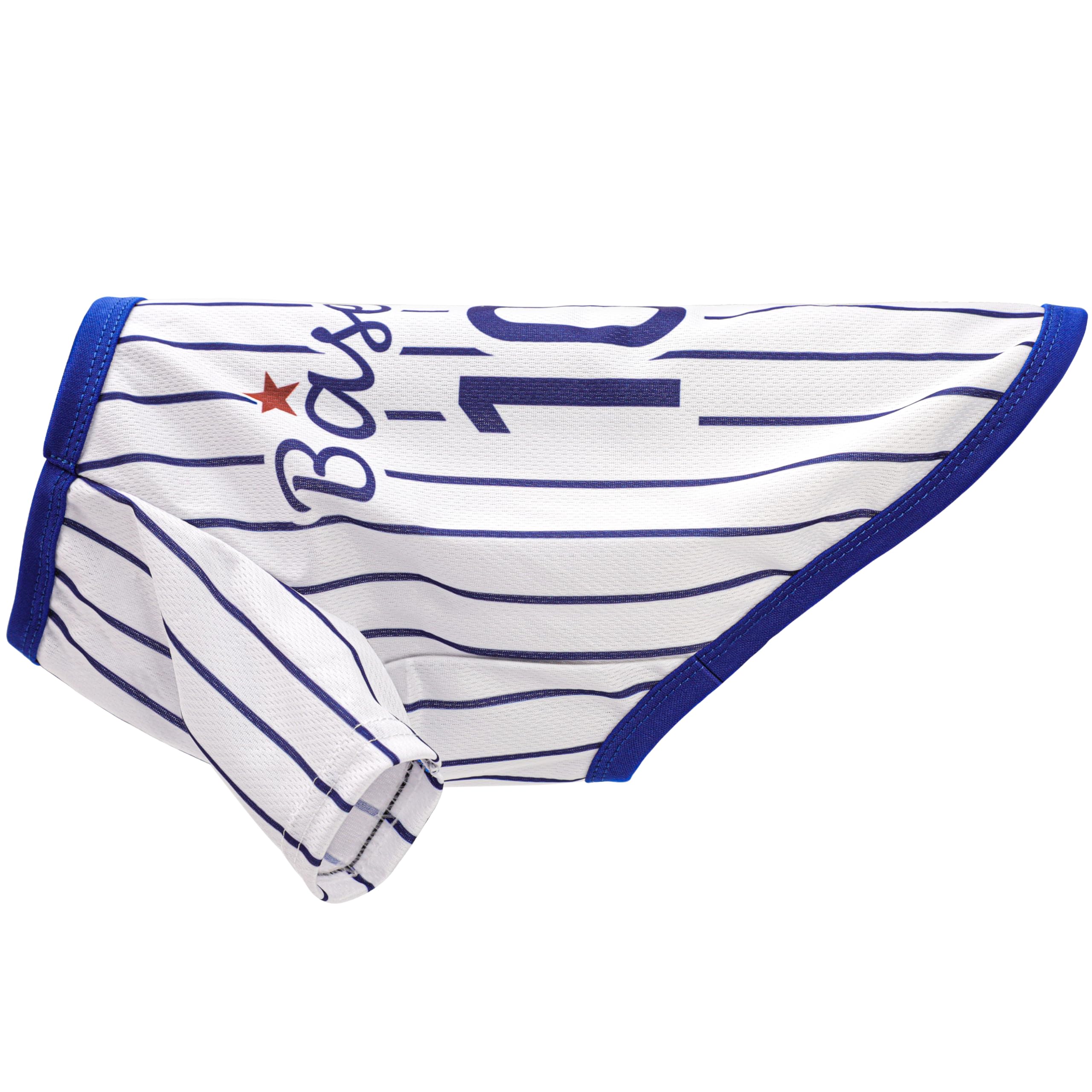 Paiaite Sleek Striped Dog Vest: Sleeveless Baseball-Style Dog Shirt, Ideal Fit For Small, Medium, And Large Breeds,Polyester Fab