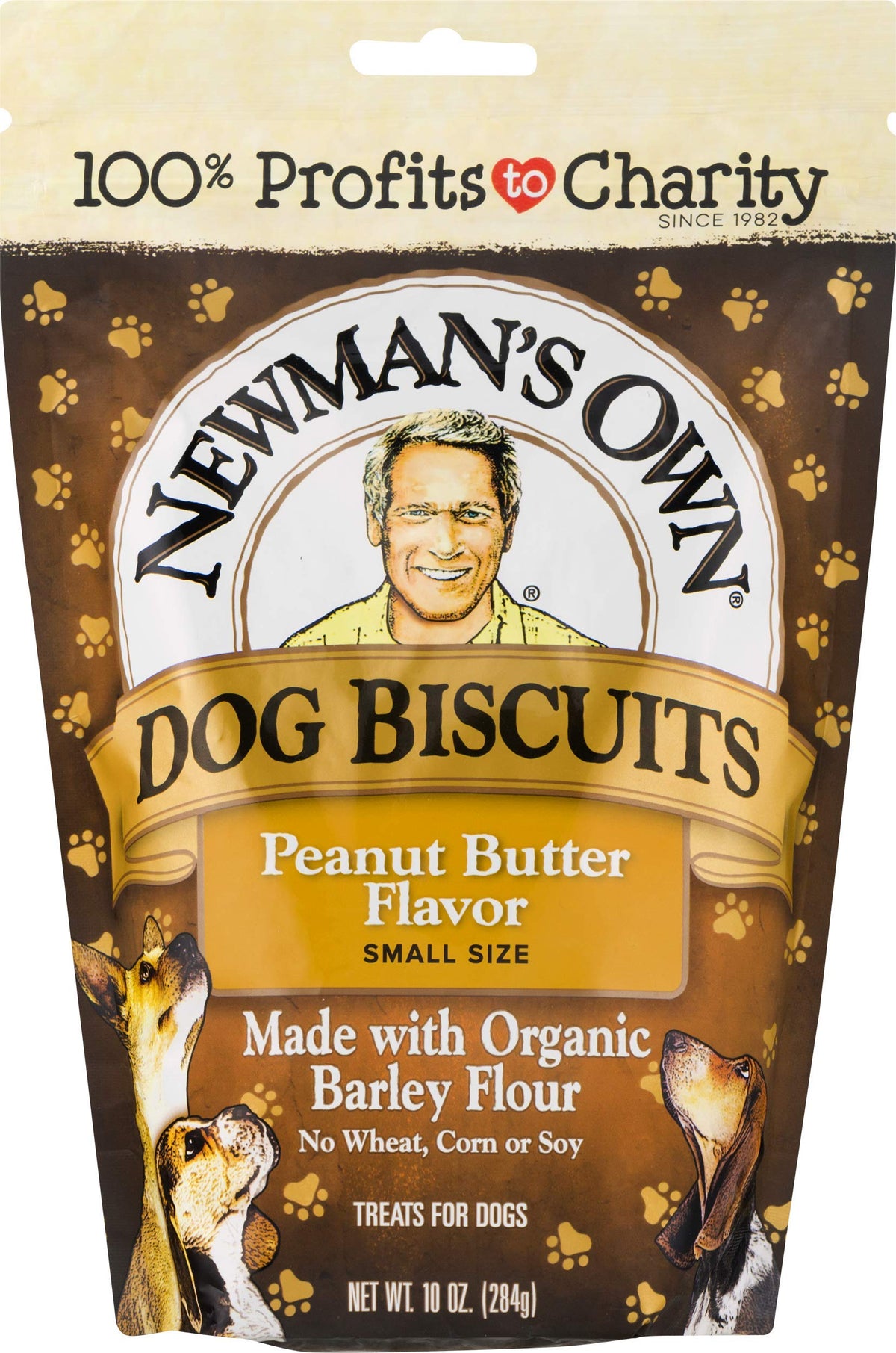 Newman'S Own Dog Biscuits, Peanut Butter Formula - Small, 10-Oz. (Pack Of 6)