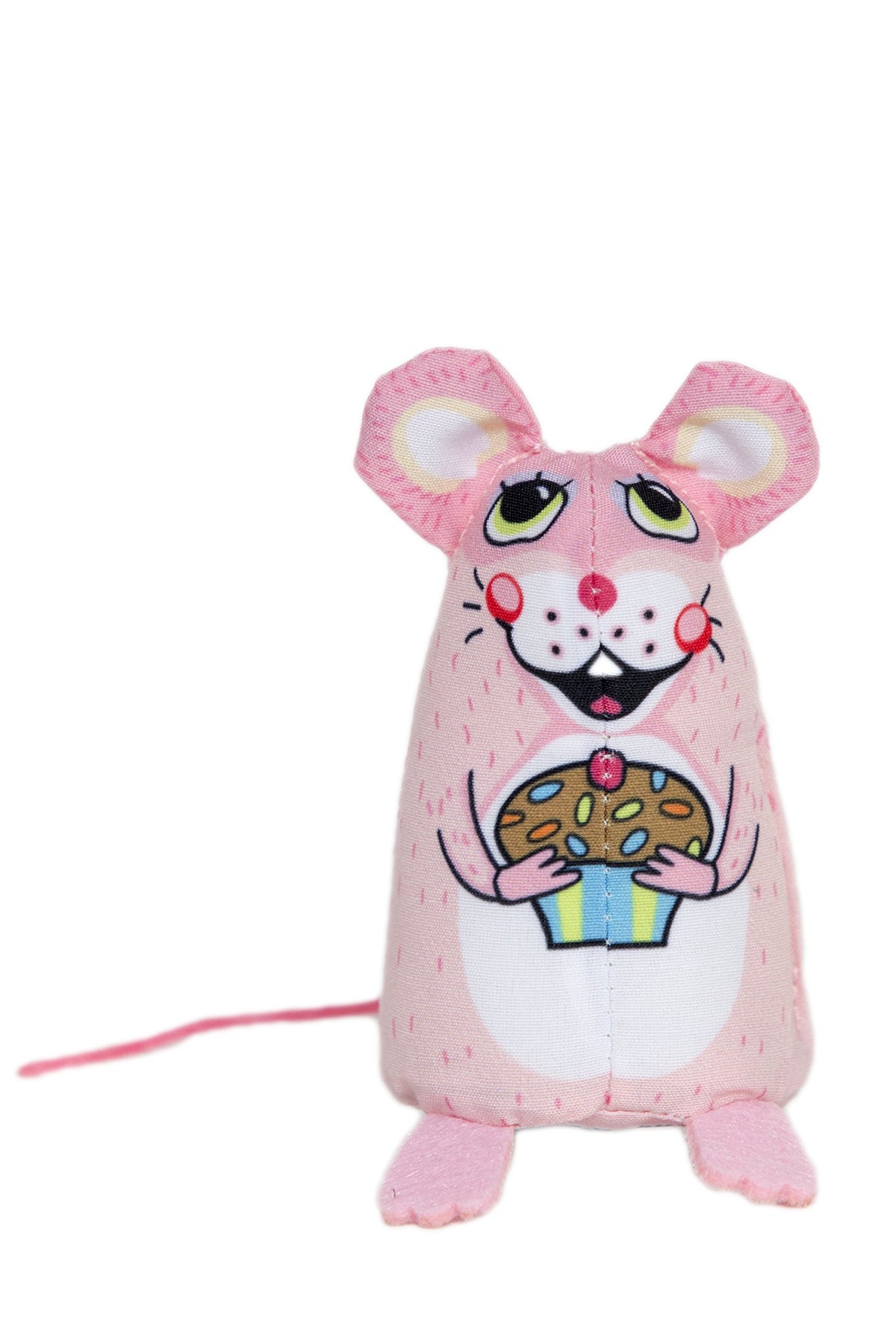 Fuzzu Sweet Baby Mice Cat Toy | Cat Toy Catnip | Interactive Cat Toy | Stimulating Cat Toy | Organic Catnip | Pink