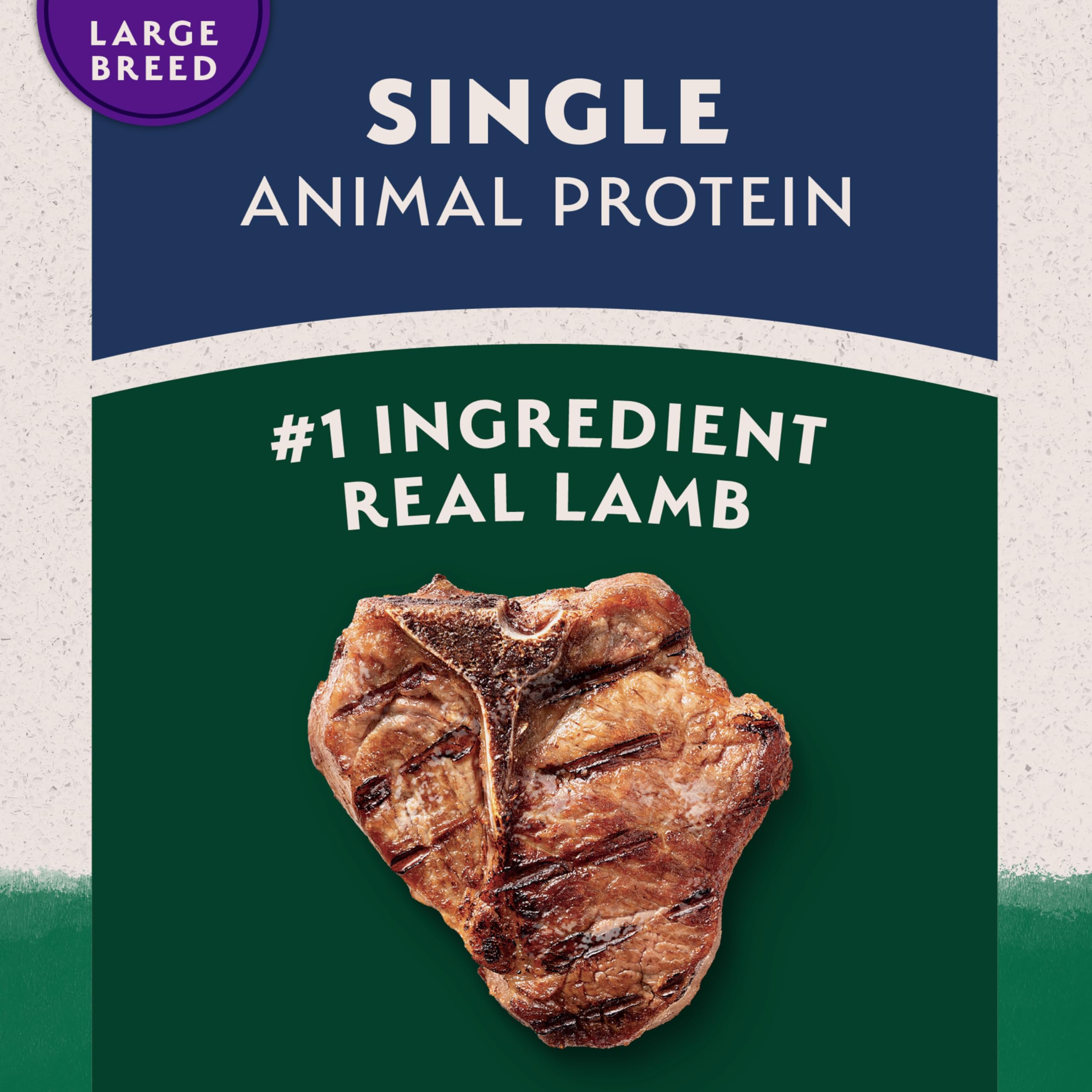 Natural Balance Limited Ingredient Large Breed Adult Dry Dog Food with Healthy Grains, Lamb & Brown Rice Recipe, 12 Pound (Pack