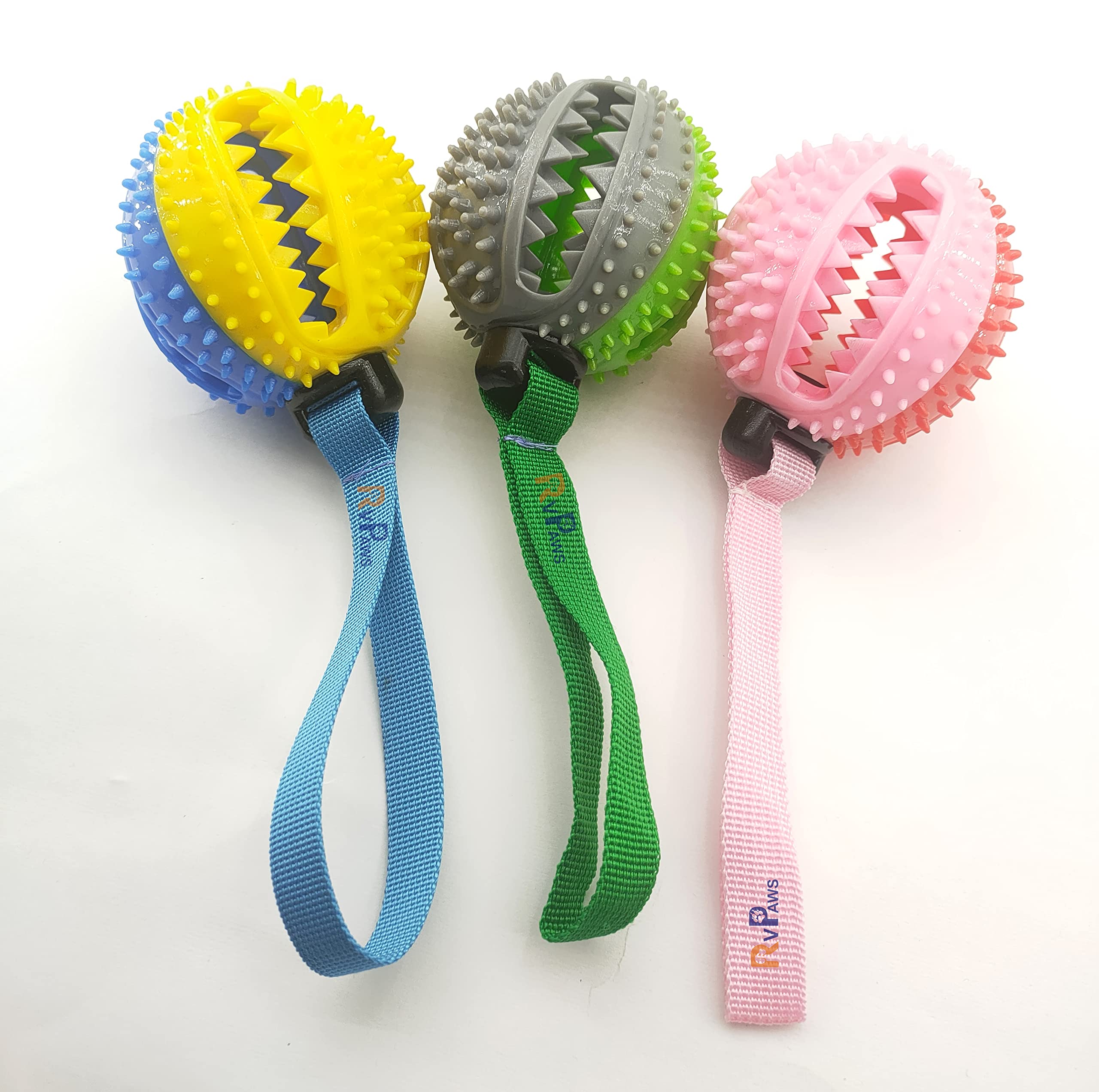 Pups&Pets Pet Food Dispenser NonToxic Ball | Leaking Playing Tood Toy | Durable Chew Toy For Cat And Dog  1Pcs