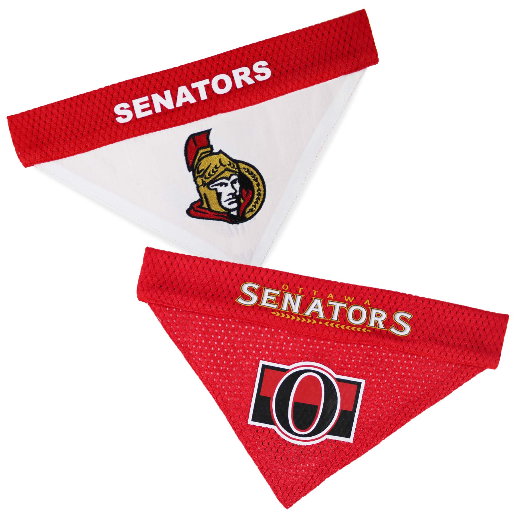 Nhl Ottowa Senators Bandana For Dogs & Cats, Small/Medium. - Cute & Stylish Bandana! The Perfect Hockey Fan Scarf Bandana, Great