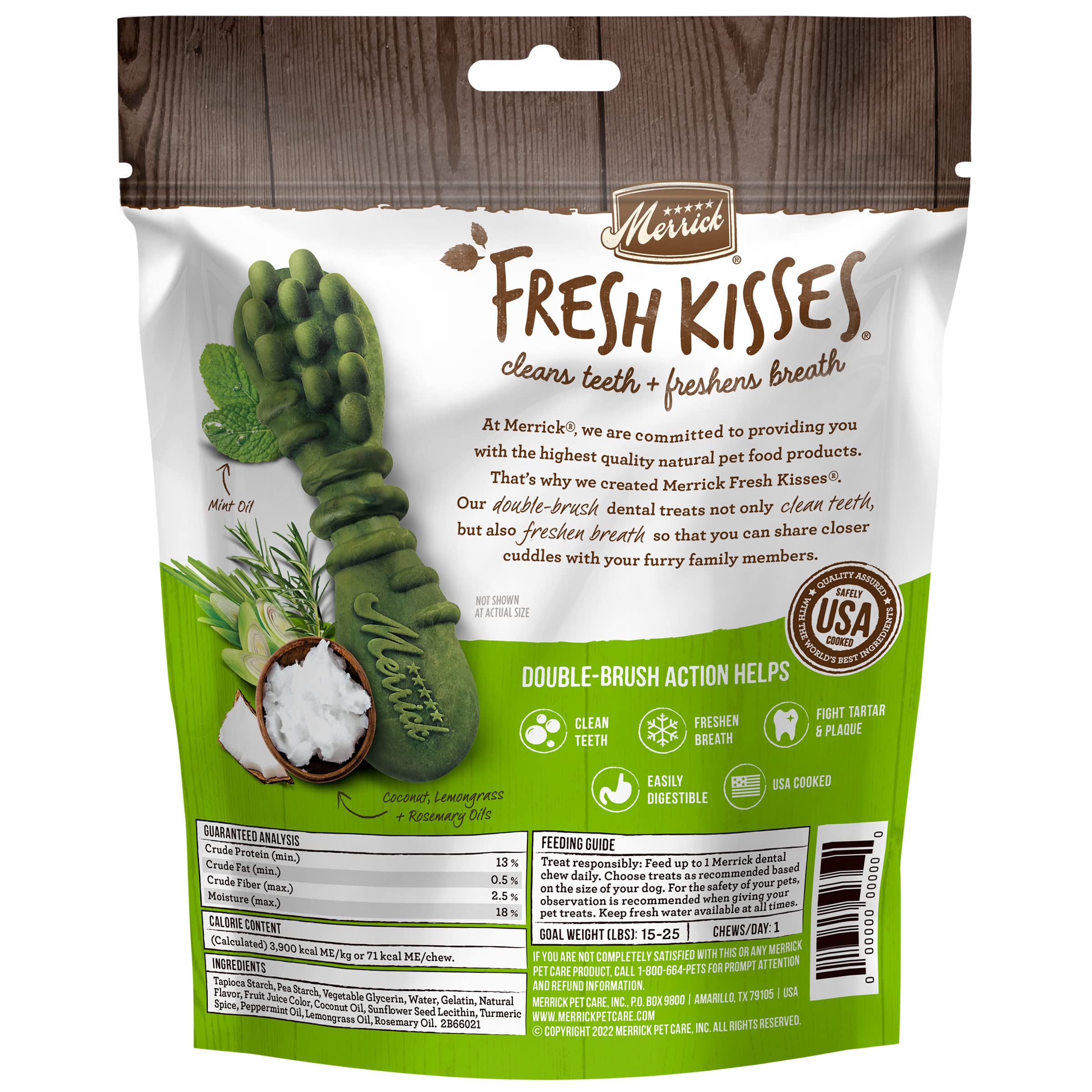 Merrick Dog Fresh Kisses Coconut Small 5.5Oz 9 Count
